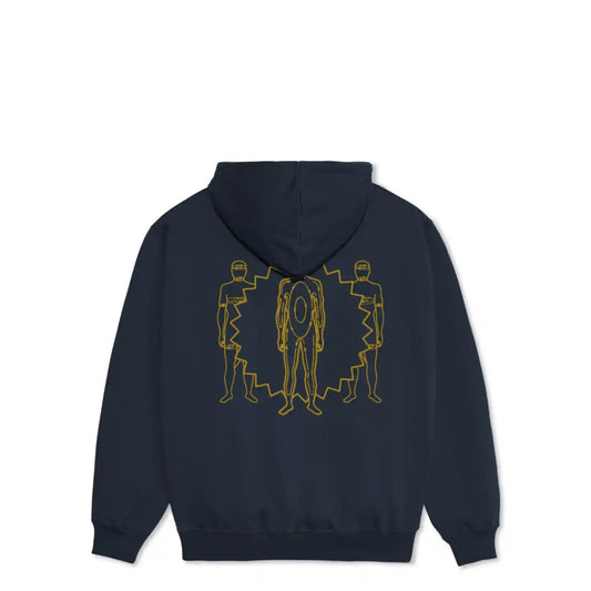 Polar Anyone Out There Dave Hoodie, new navy - Tiki Room Skateboards - 1