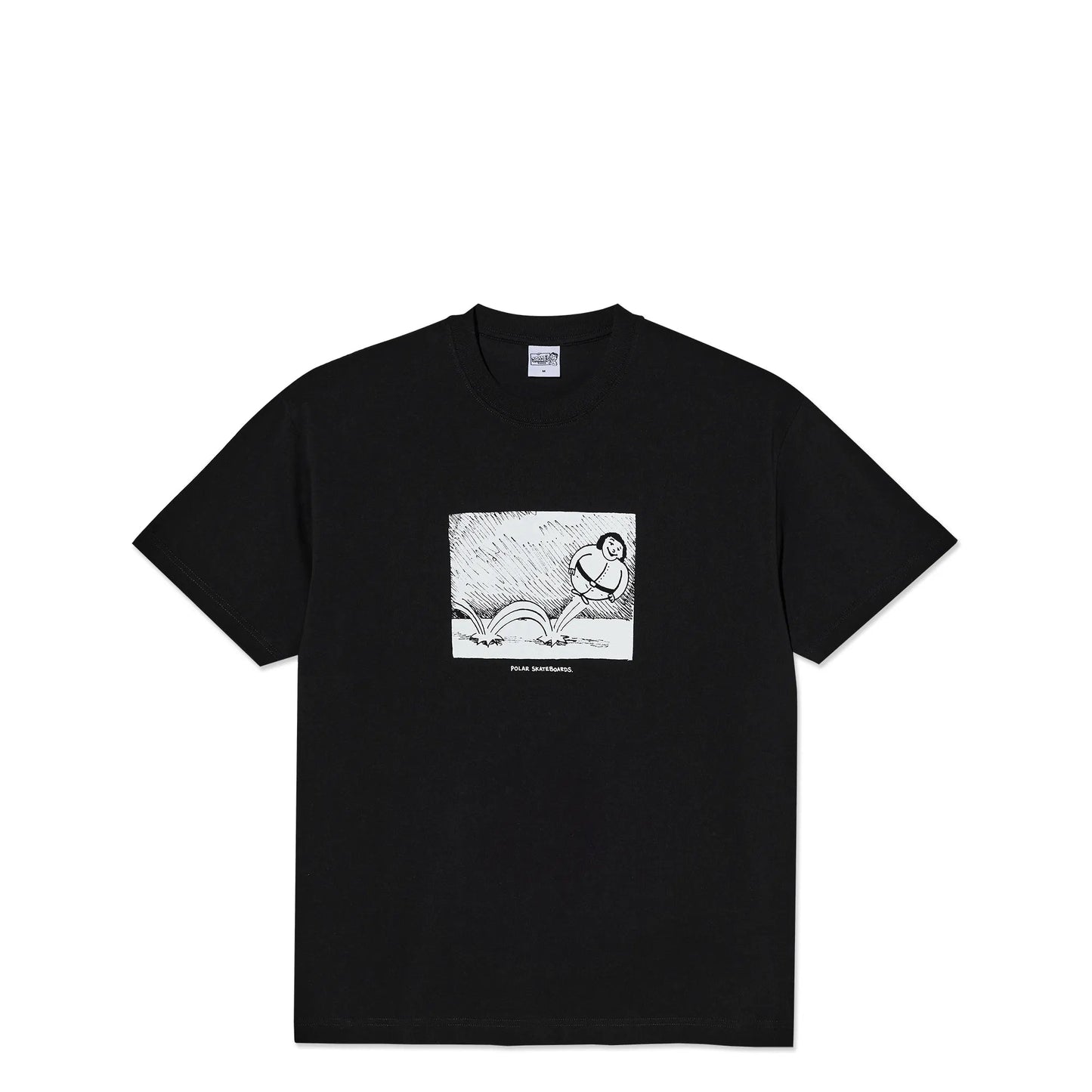 Polar Bounce Tee, black - Tiki Room Skateboards - 1