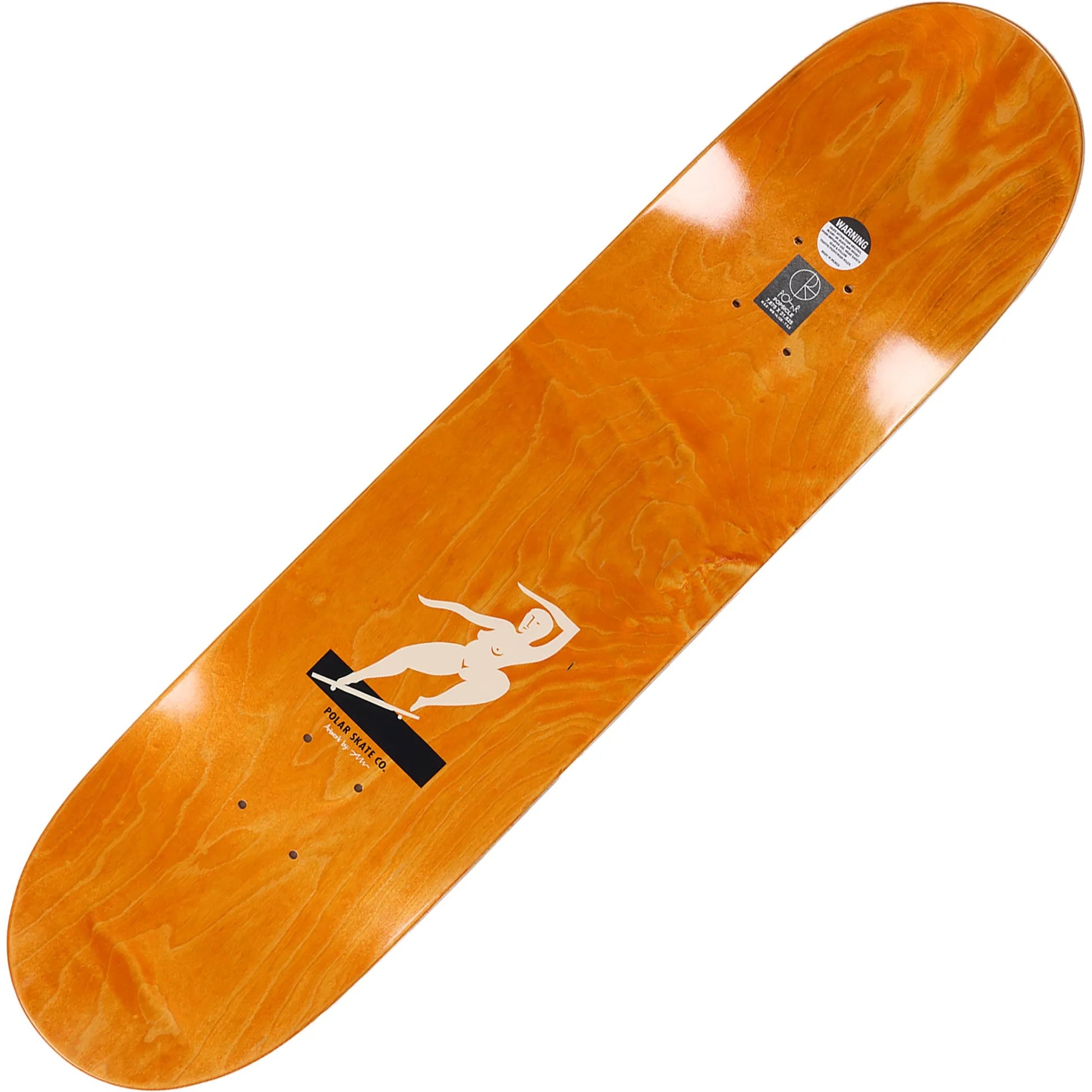 Polar Bs Smith Deck (7.875"), green - Tiki Room Skateboards - 2