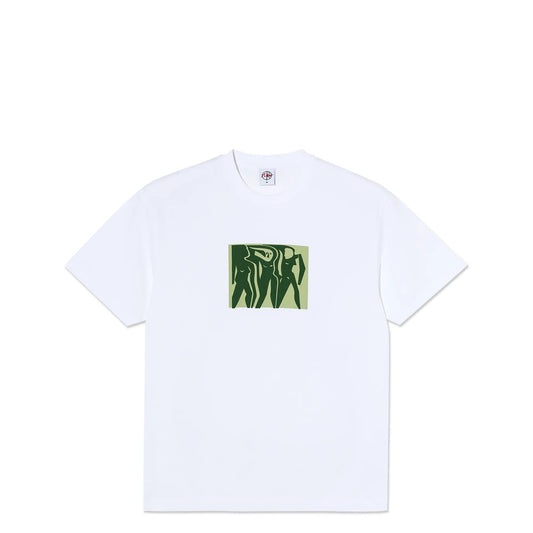 Polar Cut Outs Tee, white - Tiki Room Skateboards - 1