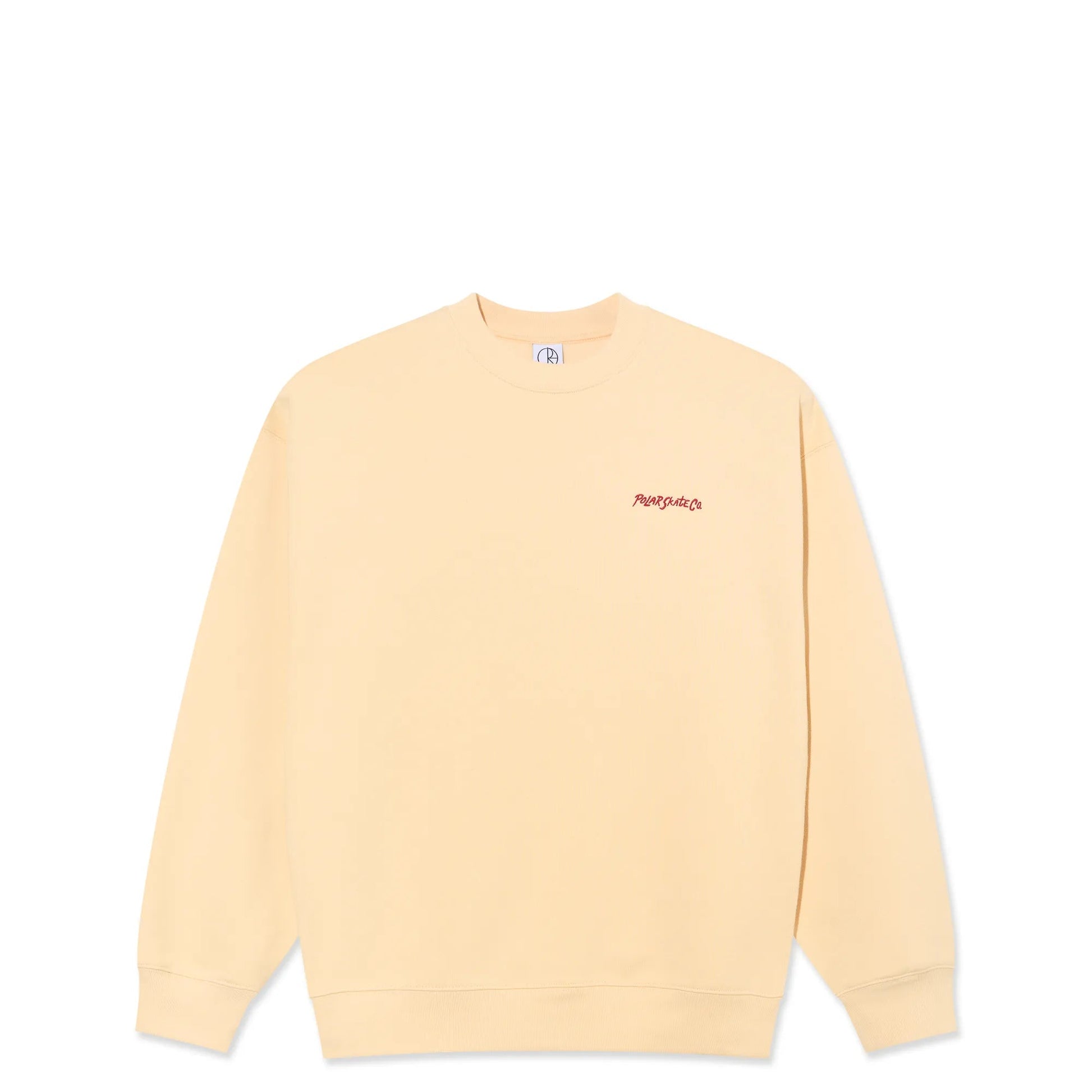 Polar Dave Crewneck, oatmeal - Tiki Room Skateboards - 1