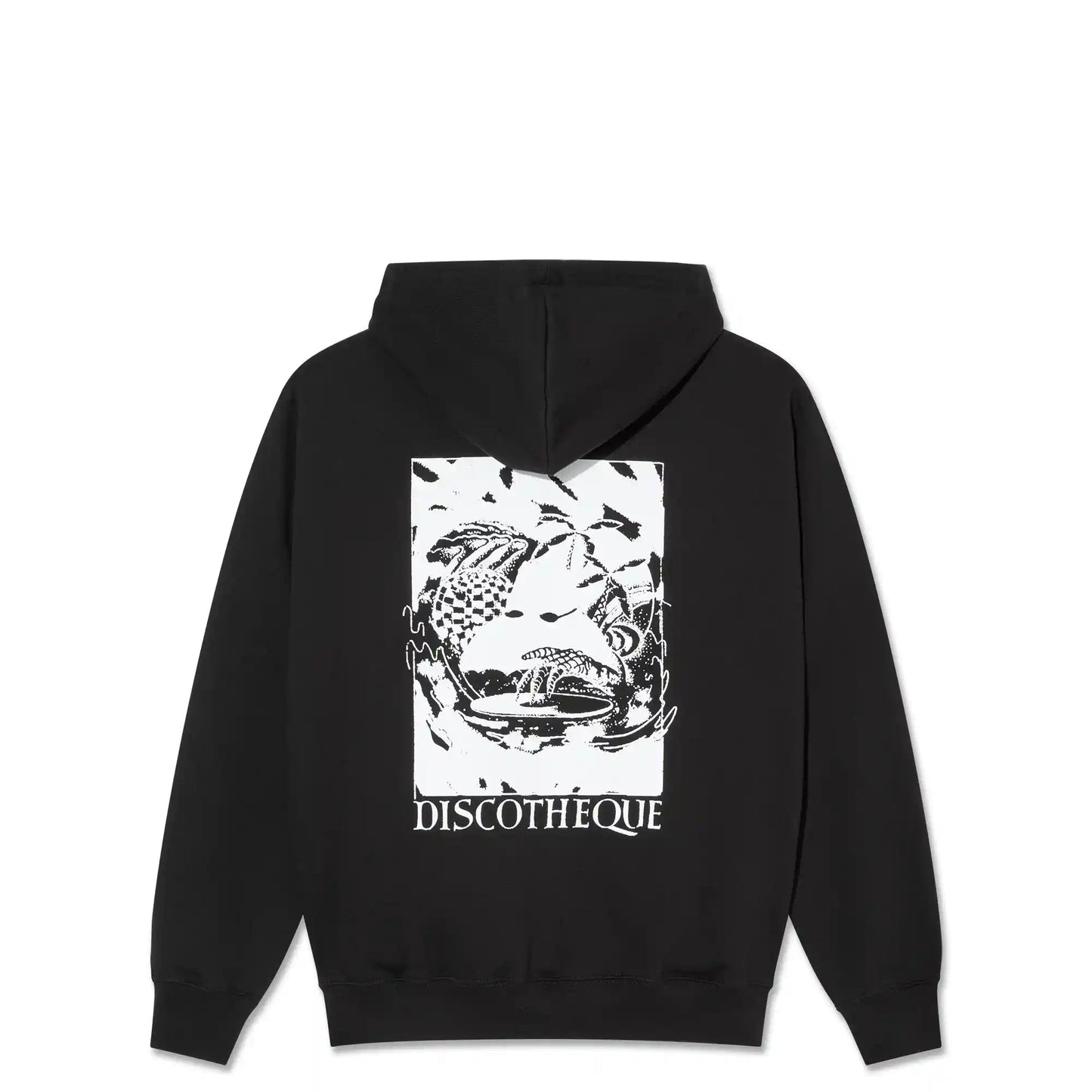 Polar Dave Hoodie | Discoteque, black - Tiki Room Skateboards - 1