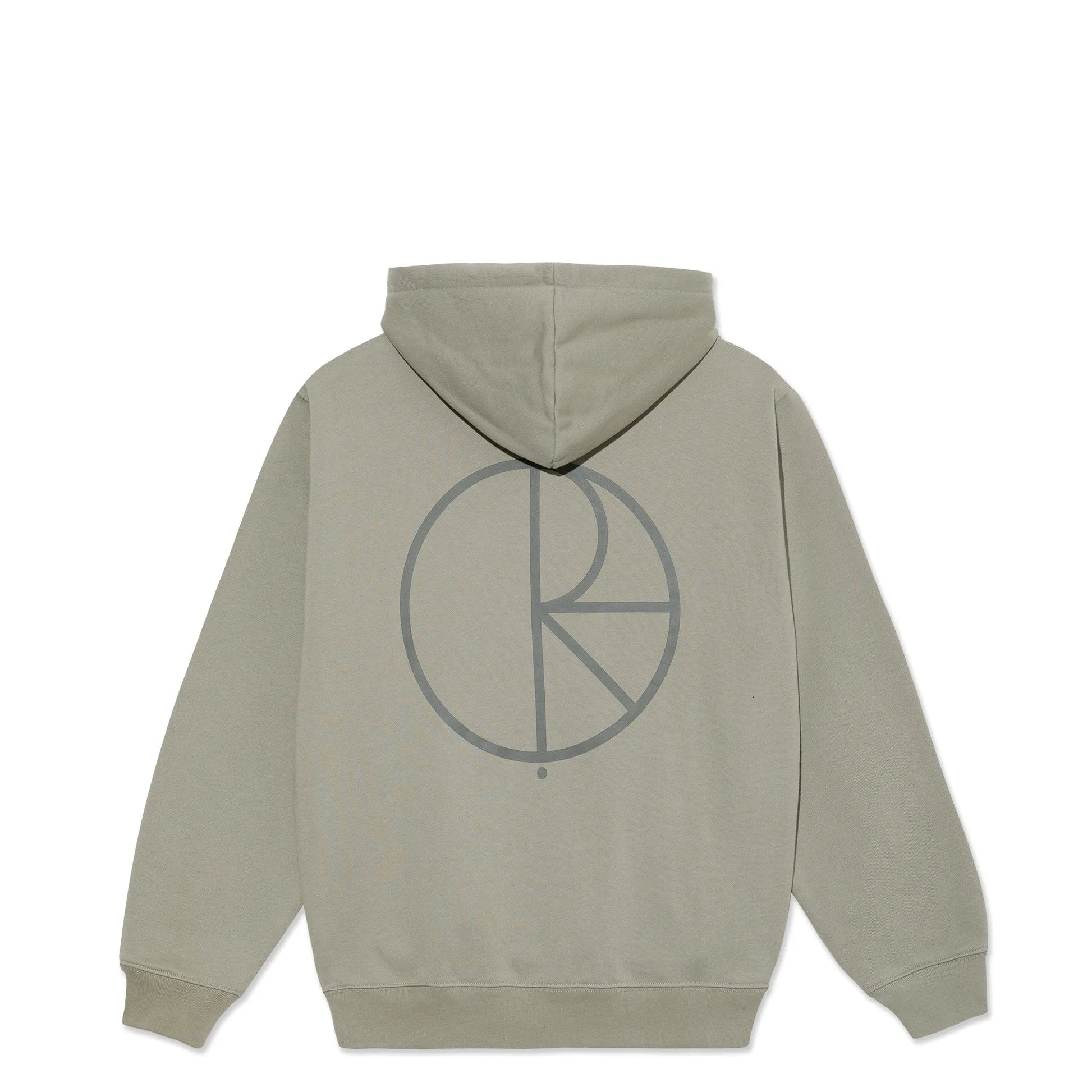 Polar Dave Hoodie | Stroke Logo, vetiver - Tiki Room Skateboards - 1