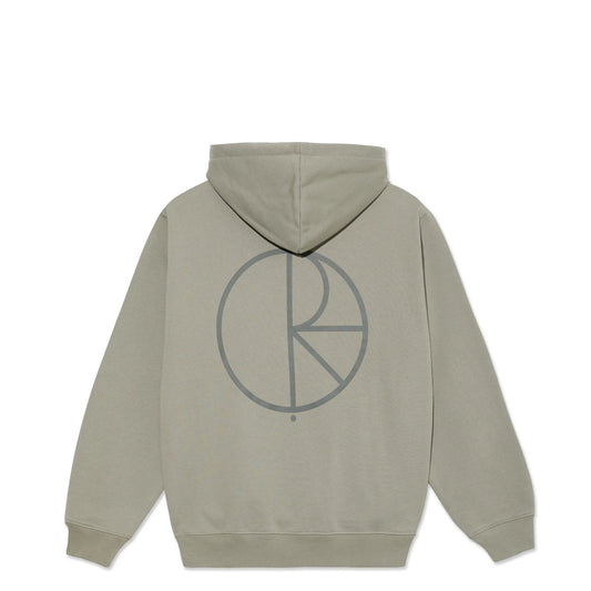 Polar Dave Hoodie | Stroke Logo, vetiver - Tiki Room Skateboards - 1