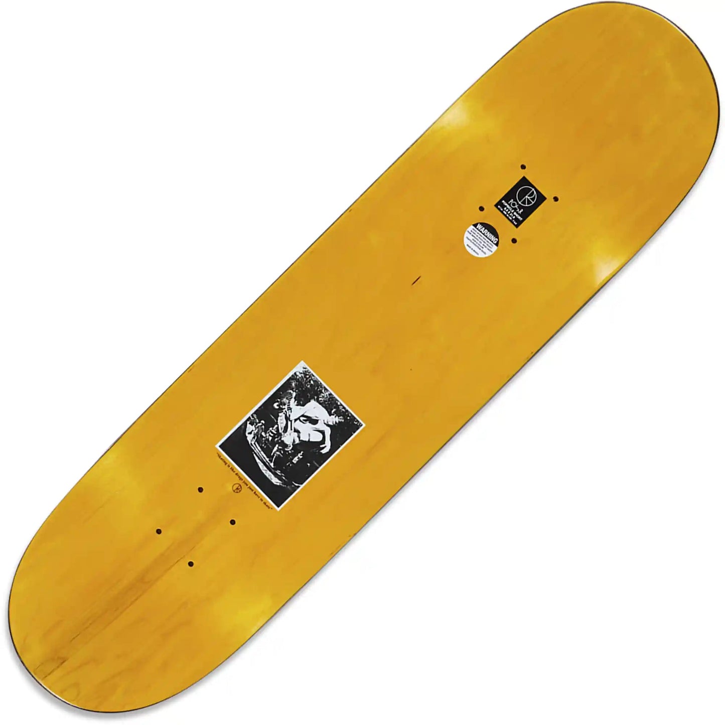 Polar David Stenström Tape And Panther White Deck (8.5", Short) - Tiki Room Skateboards - 2