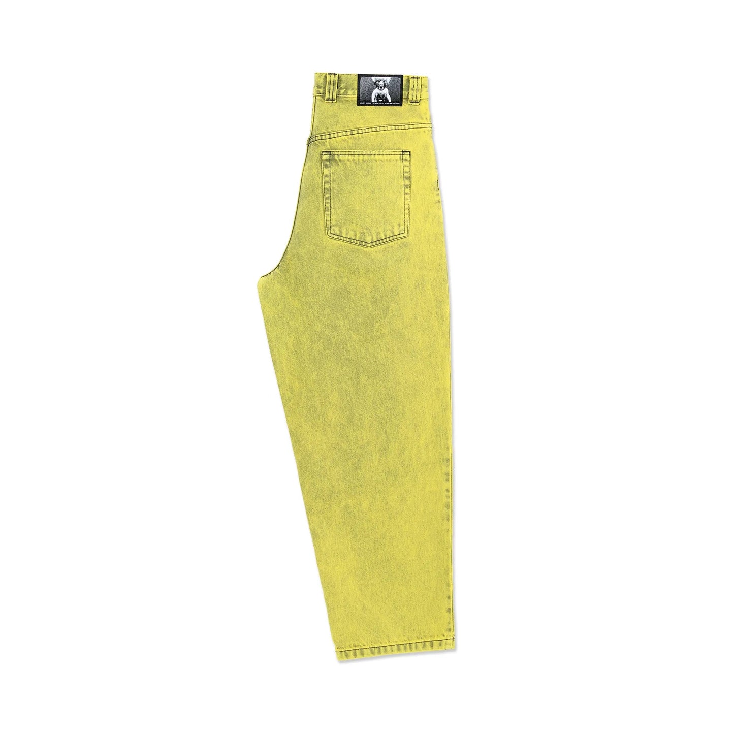 Polar Demon Child Big Boy Pants, lemon black - Tiki Room Skateboards - 3