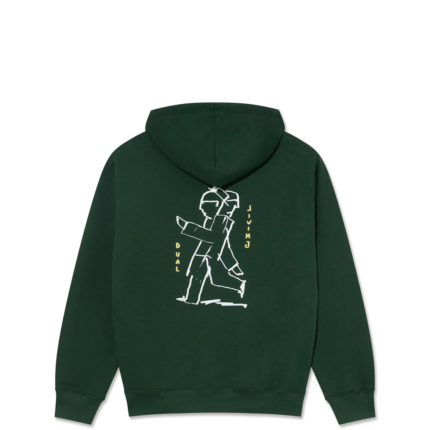 Polar Dual Living Dave Hoodie, dark green - Tiki Room Skateboards - 1