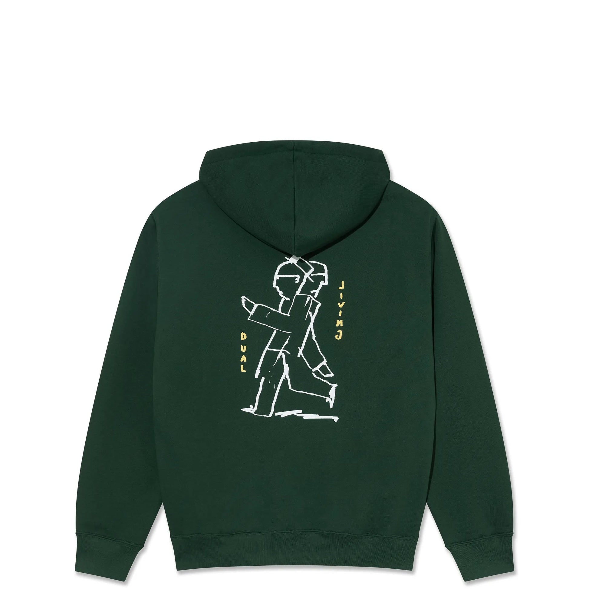 Polar Dual Living Dave Hoodie, dark green - Tiki Room Skateboards - 1