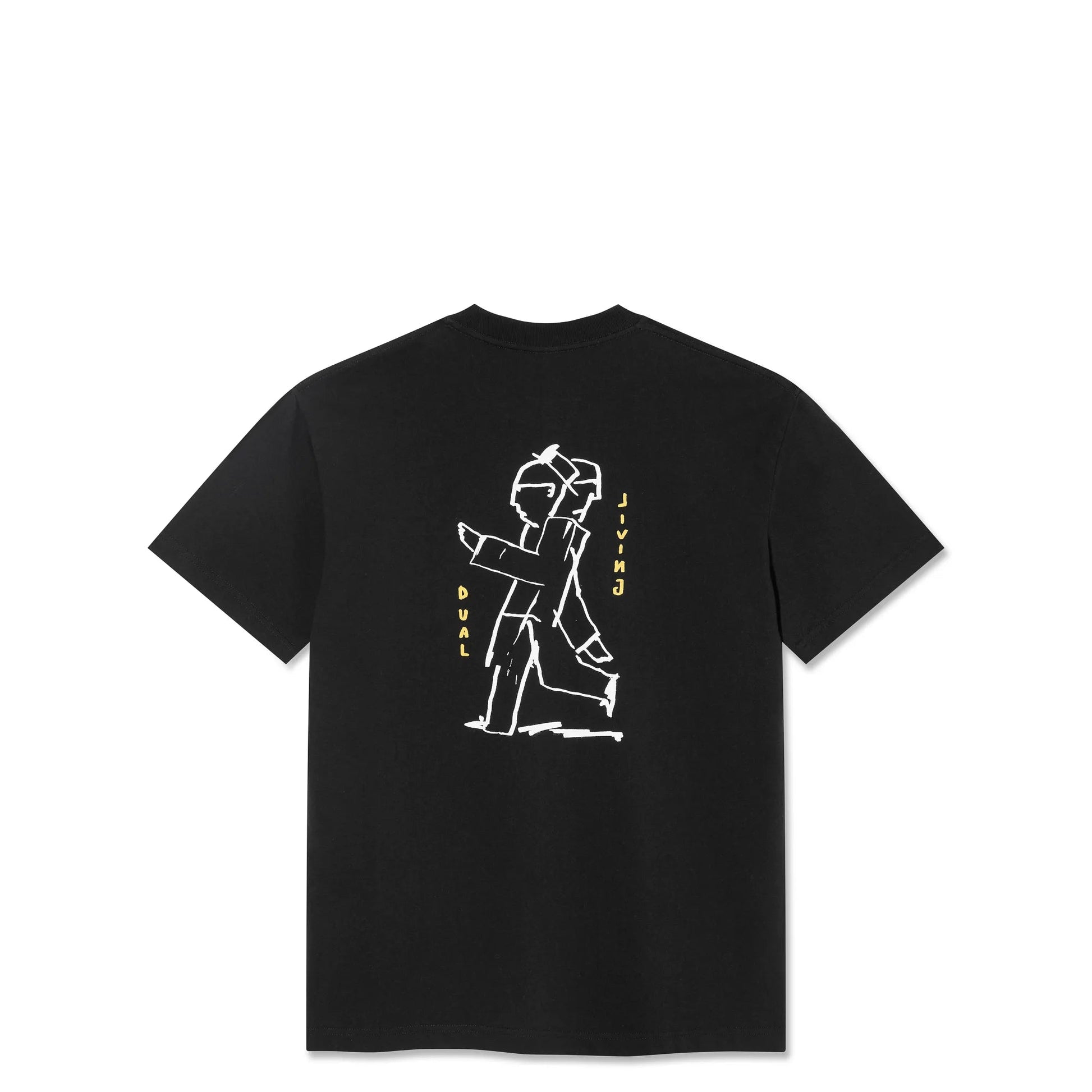 Polar Dual Living Tee, black - Tiki Room Skateboards - 1