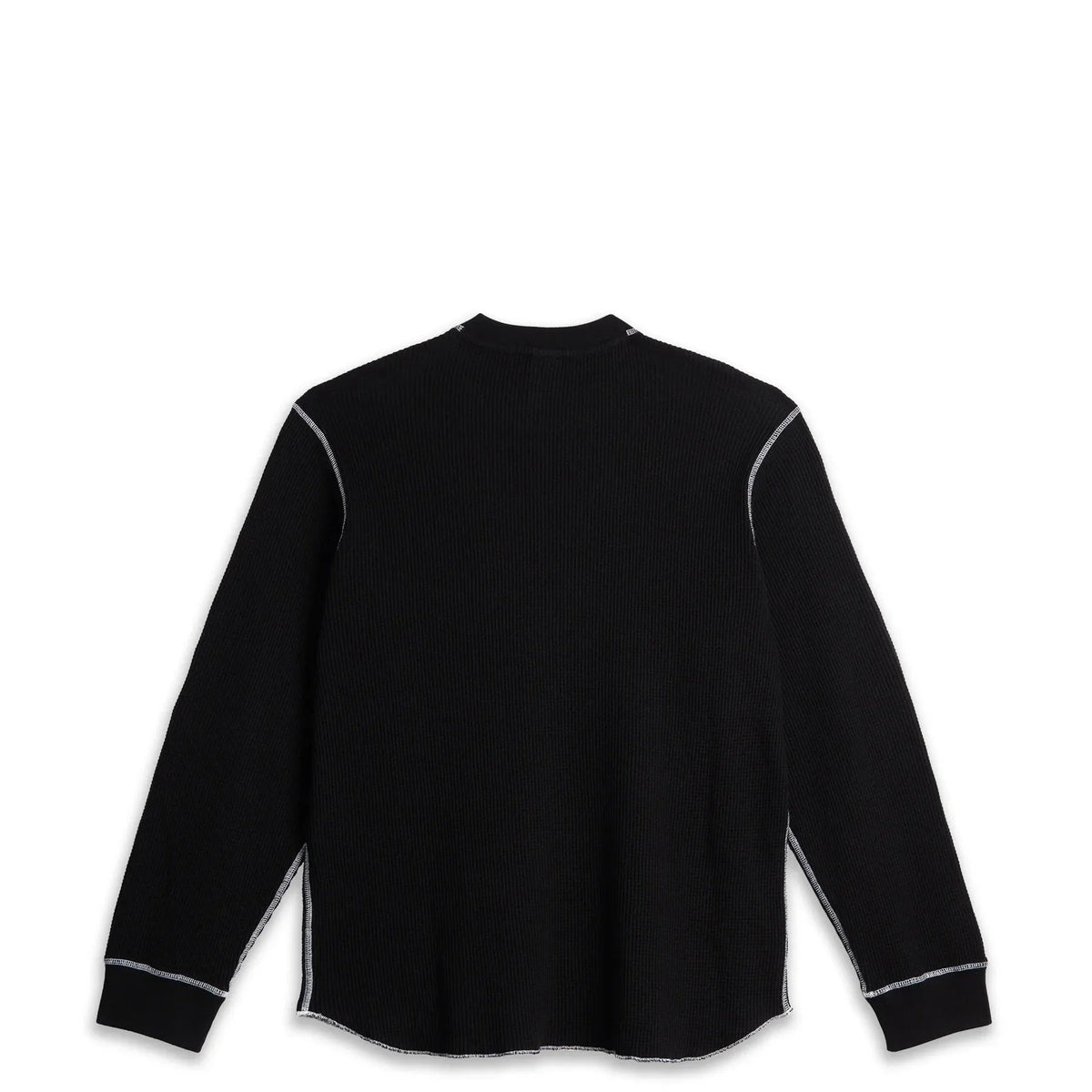 Polar Dylan Long Sleeve Tee, black/white - Tiki Room Skateboards - 4