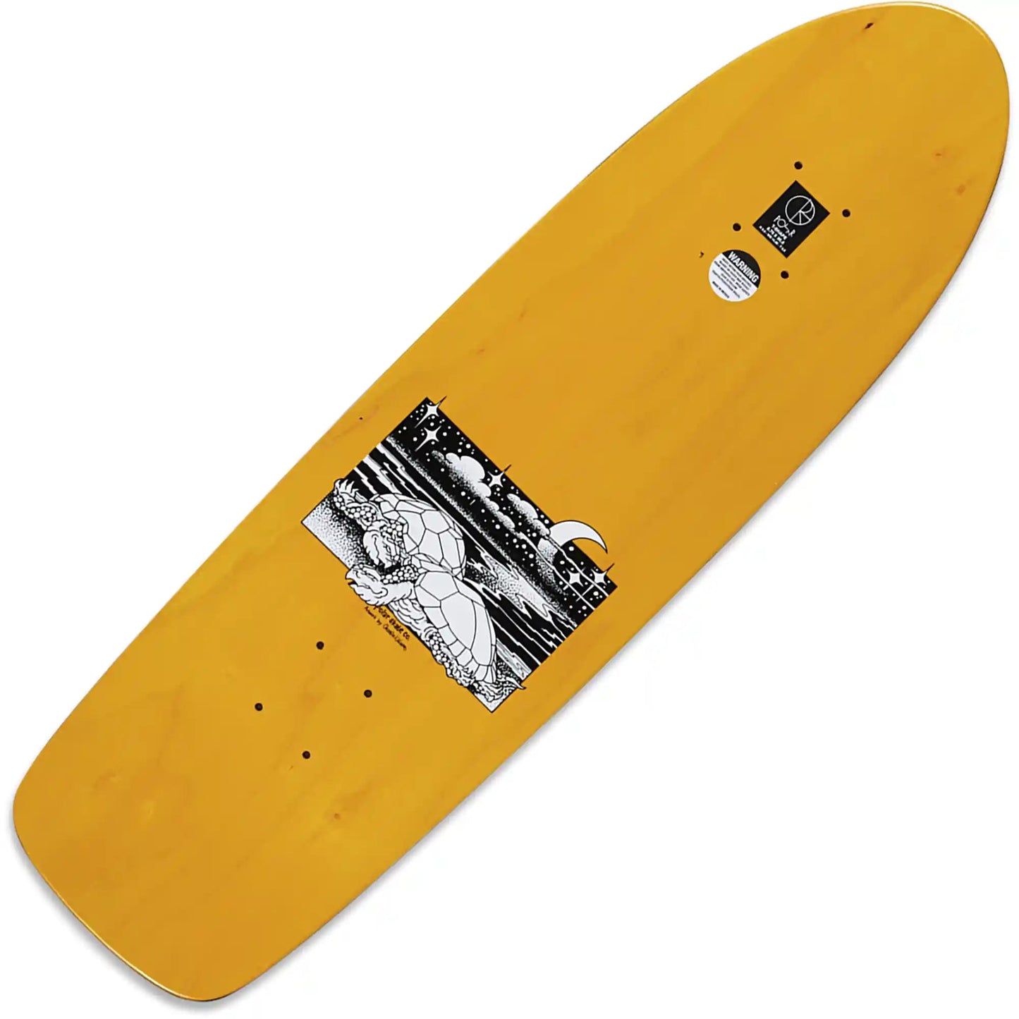 Polar Emile Laurent Turtle Town Deck (8.75" T - Shape) - Tiki Room Skateboards - 2