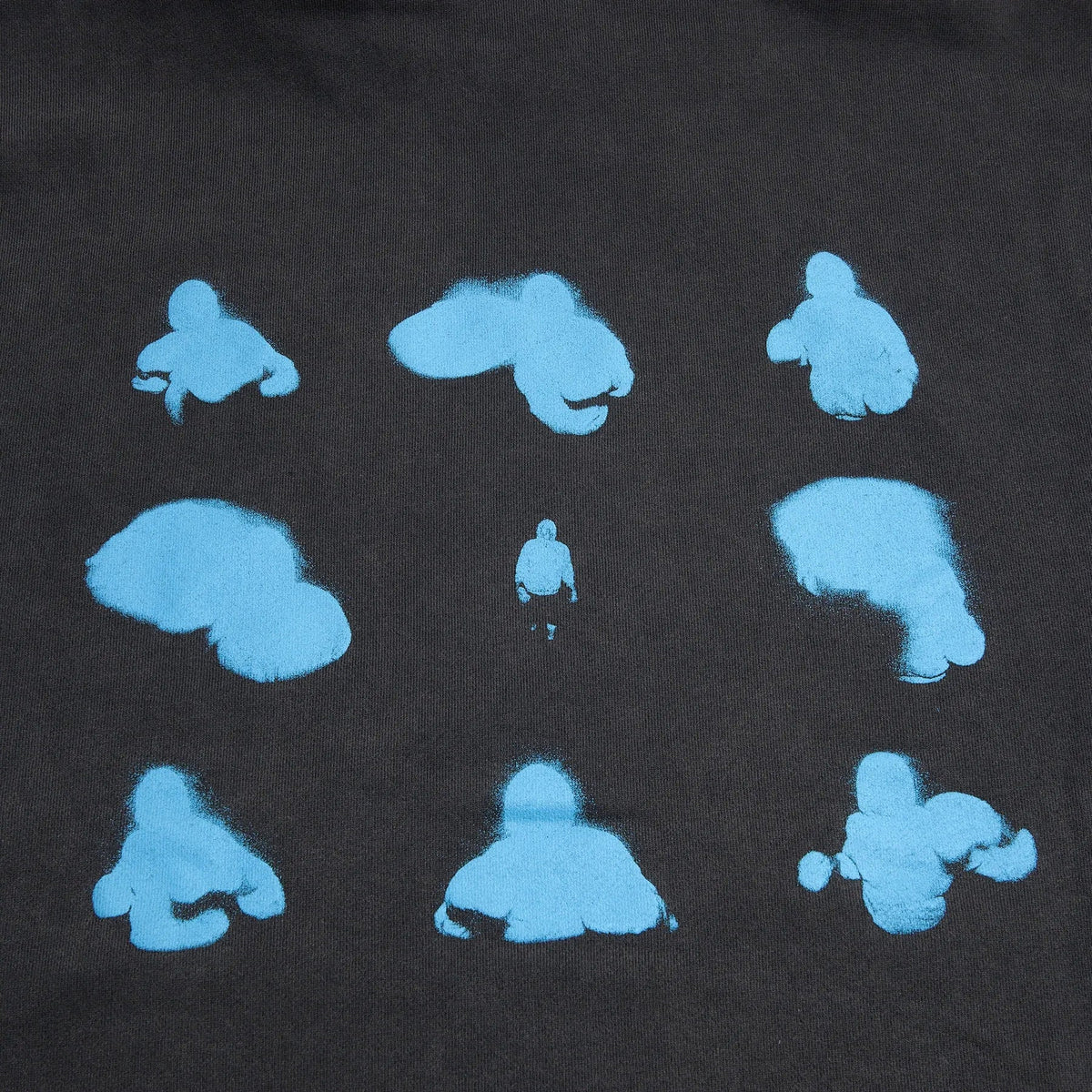 Polar Fighting Myself Dave Hoodie, silver black - Tiki Room Skateboards - 3