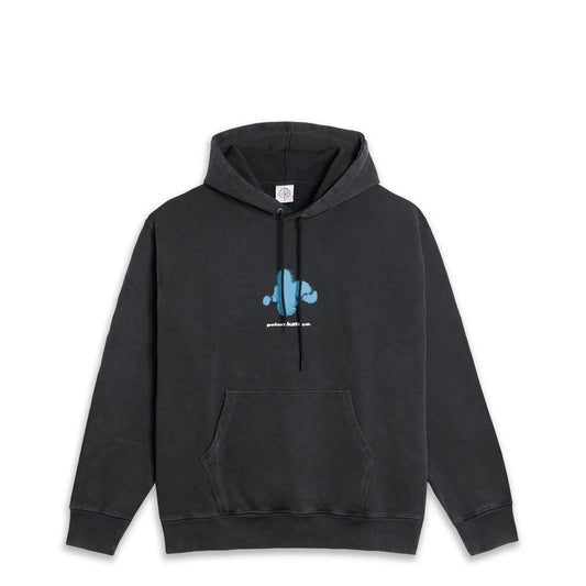 Polar Fighting Myself Dave Hoodie, silver black - Tiki Room Skateboards - 1