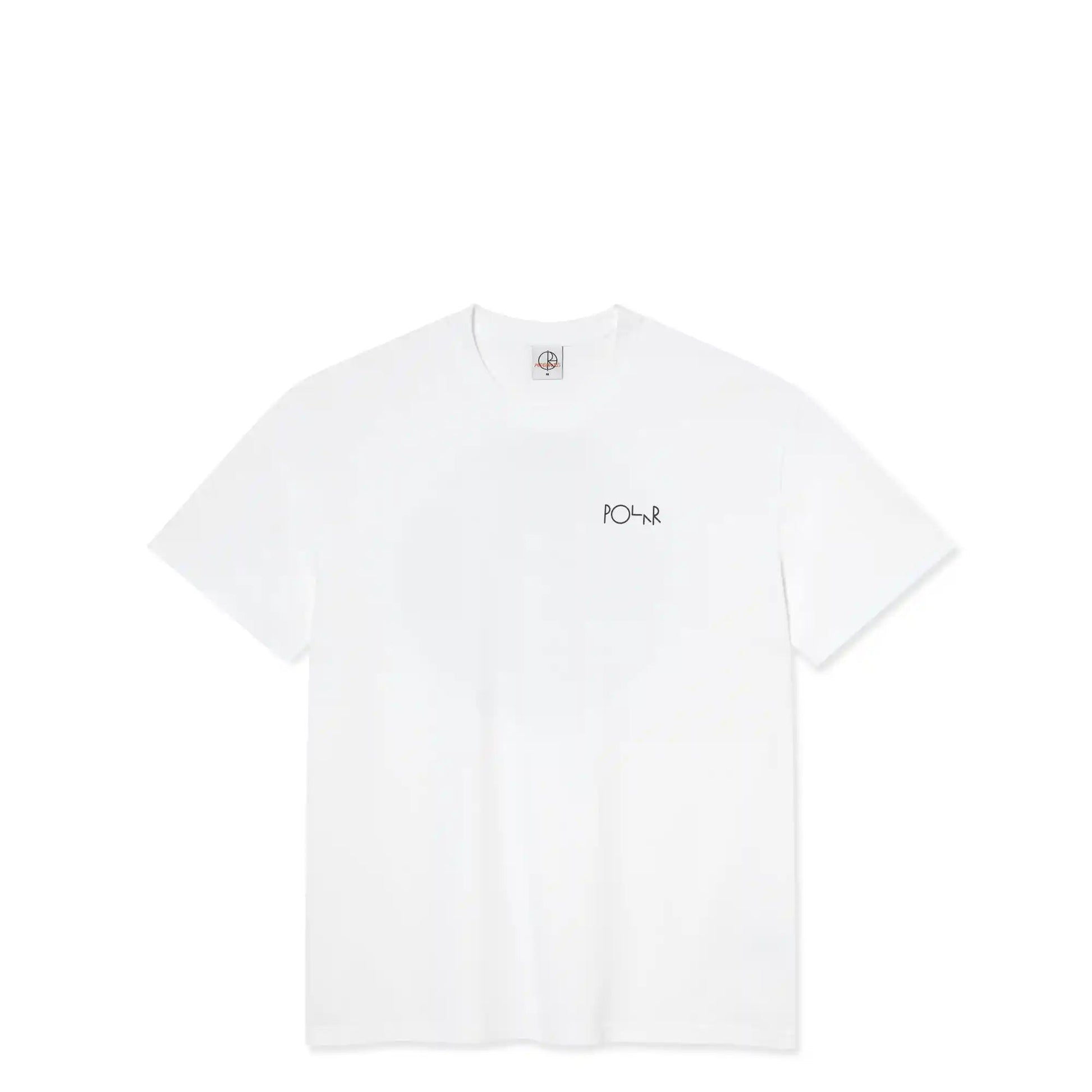 Polar Fill Logo Burnside 2084 Tee, white - Tiki Room Skateboards - 4