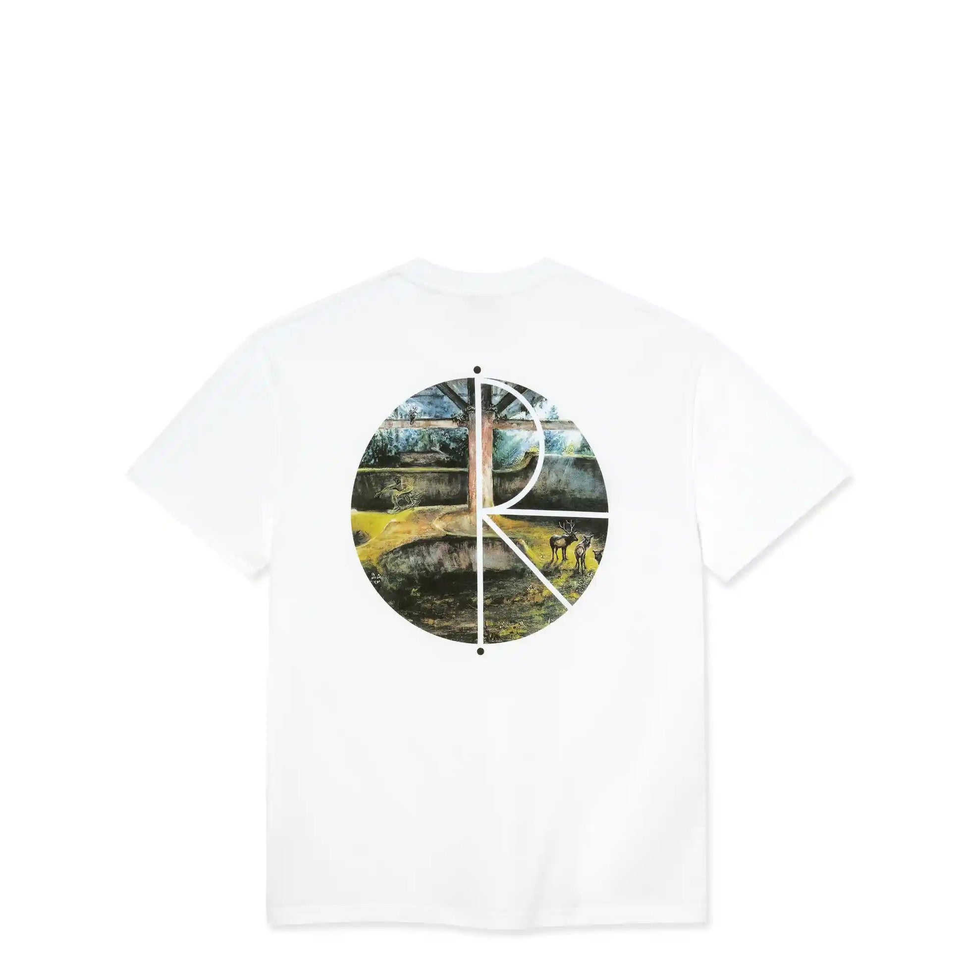 Polar Fill Logo Burnside 2084 Tee, white
