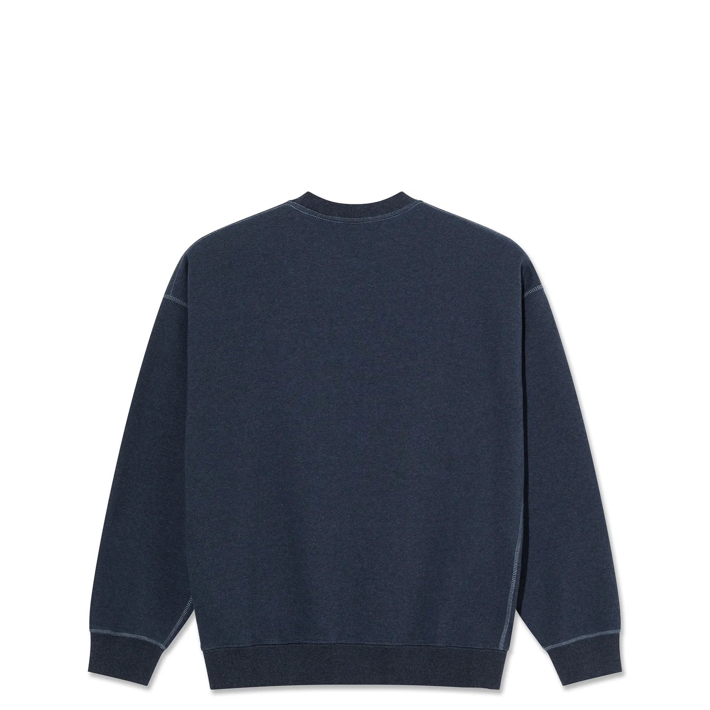 Polar Frankie Crewneck, navy melange - Tiki Room Skateboards - 3