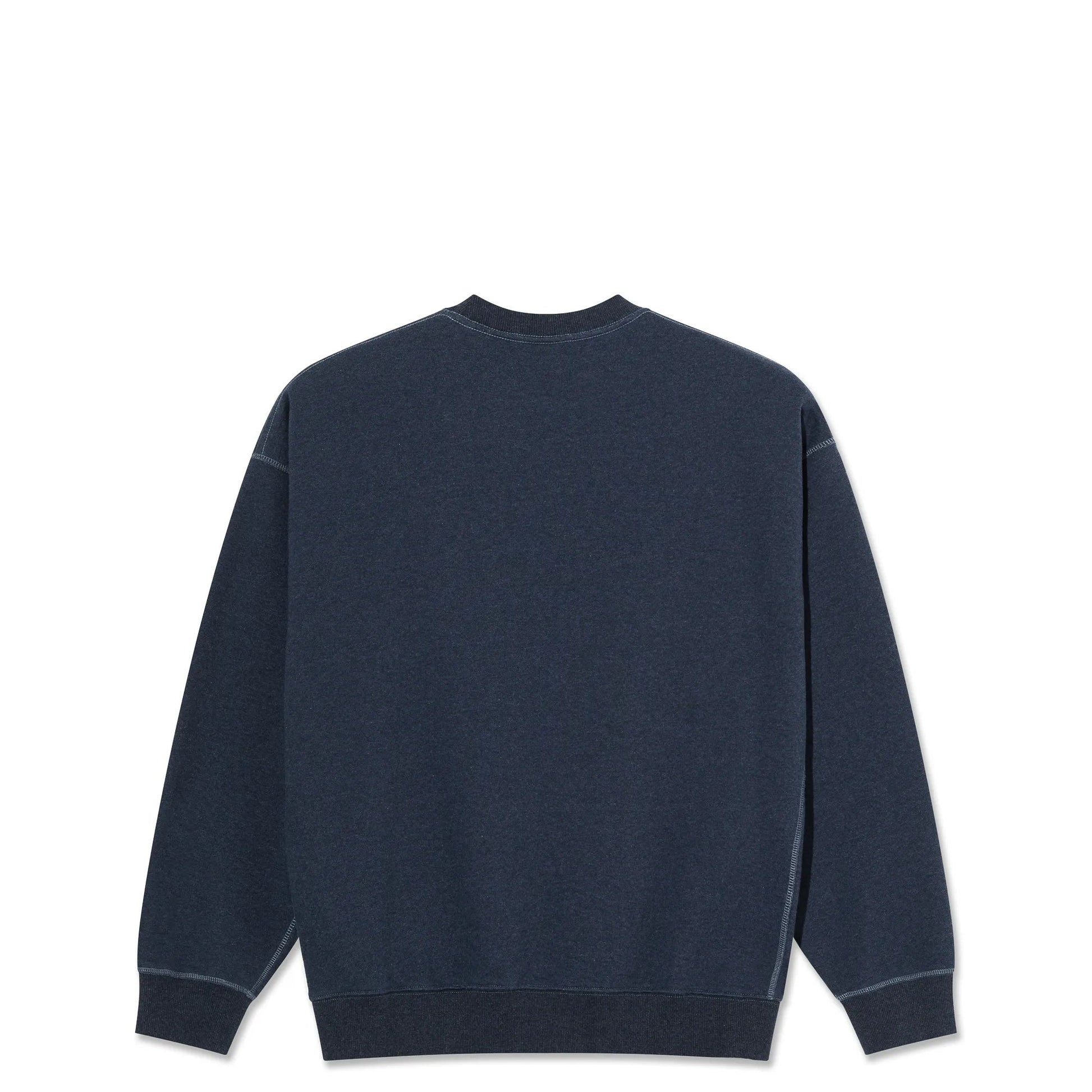 Polar Frankie Crewneck, navy melange - Tiki Room Skateboards - 3