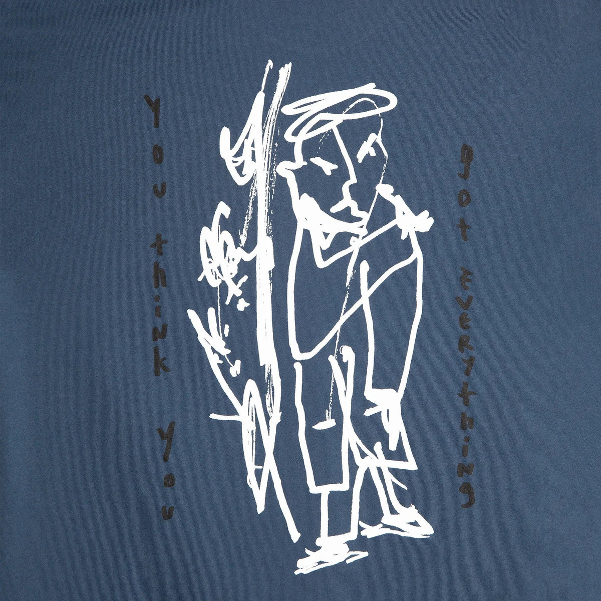 Polar Got Everything Tee, grey blue - Tiki Room Skateboards - 3