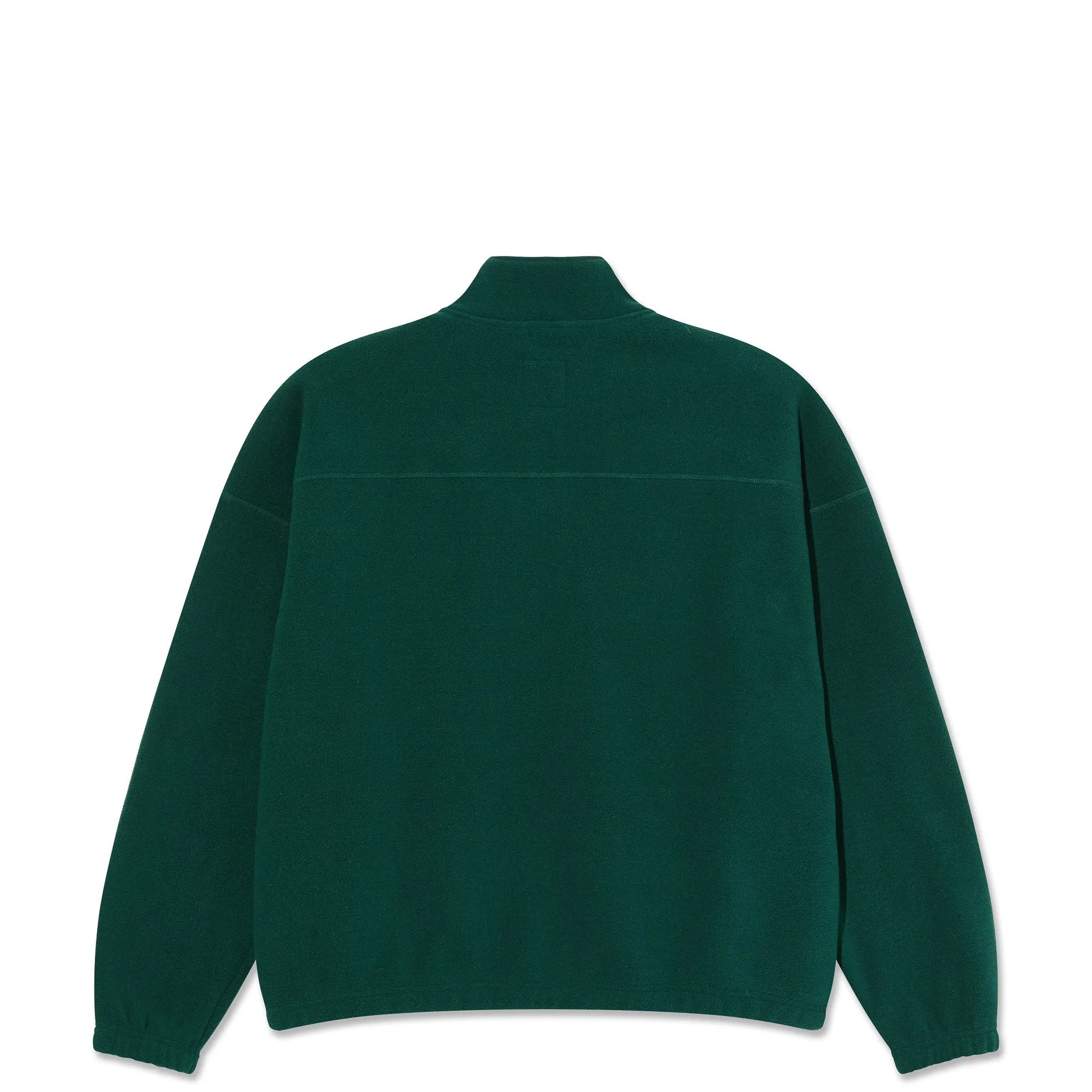 Polar Ivan Half Zip Sweatshirt, dark emerald - Tiki Room Skateboards - 4