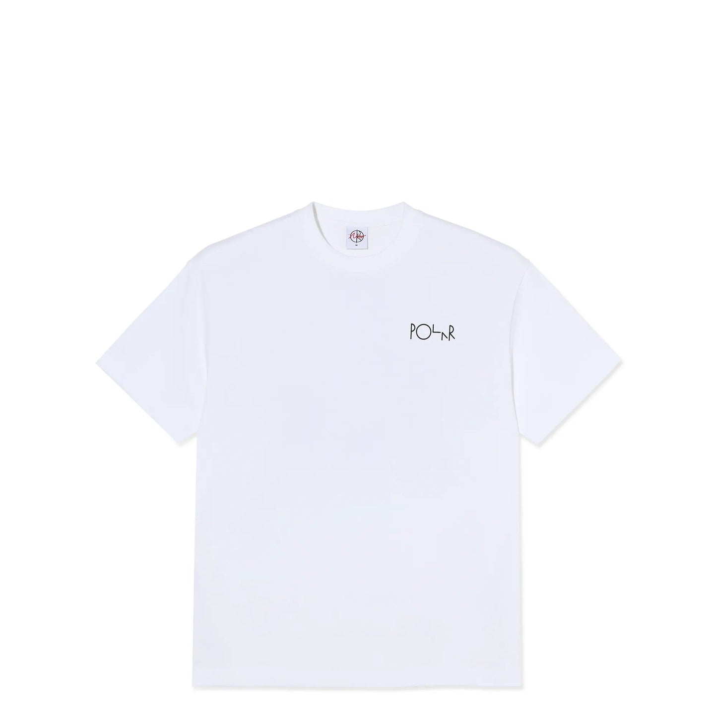 Polar Märtas Roses Fill Logo Tee, white - Tiki Room Skateboards - 3