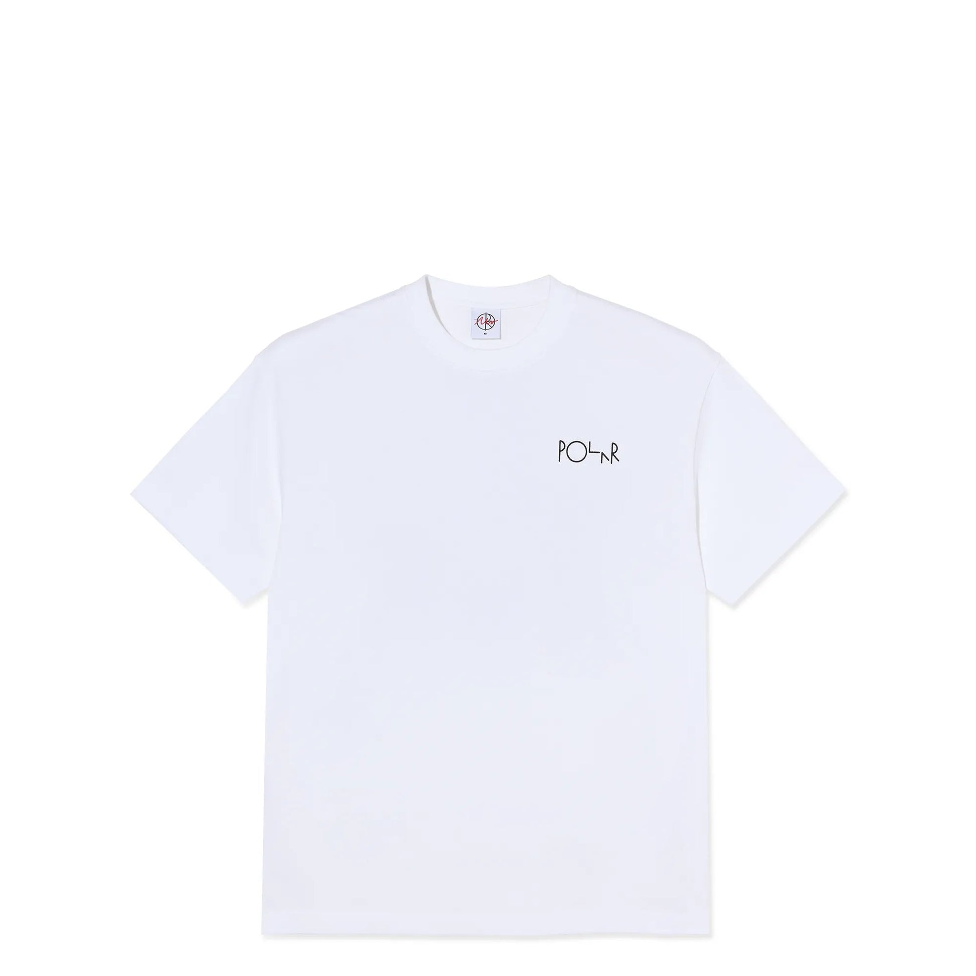 Polar Märtas Roses Fill Logo Tee, white - Tiki Room Skateboards - 3