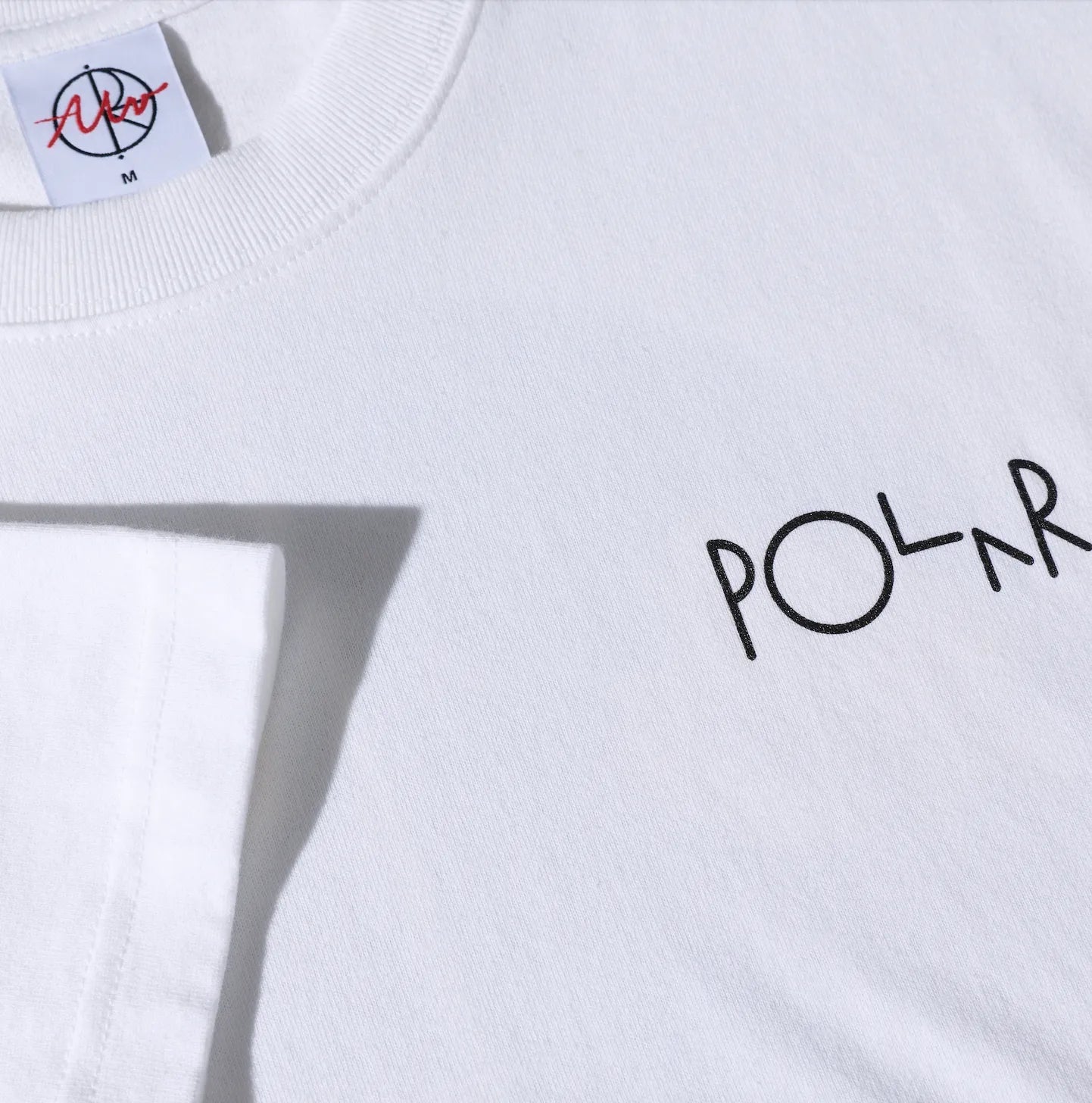 Polar Märtas Roses Fill Logo Tee, white - Tiki Room Skateboards - 4