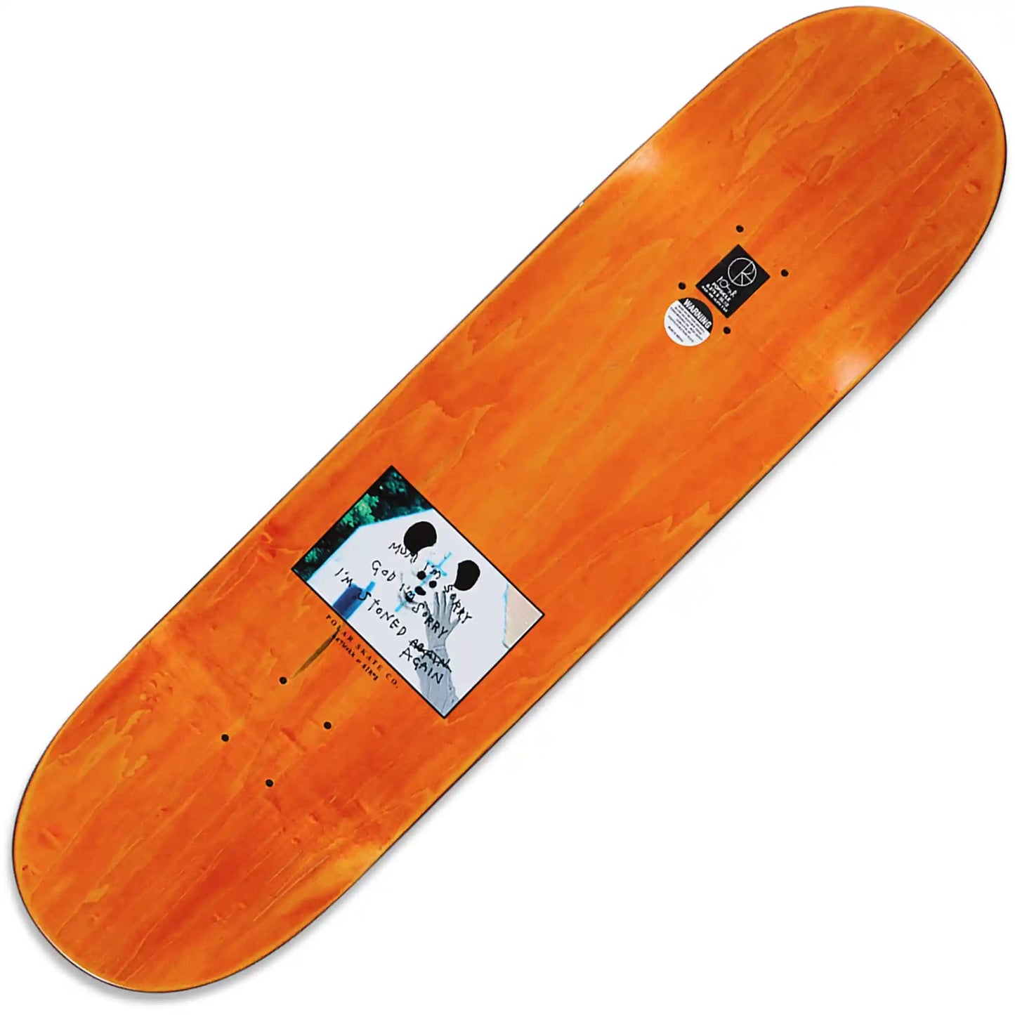 Polar Nick Boserio Jesus Deck (8.38") - Tiki Room Skateboards - 2