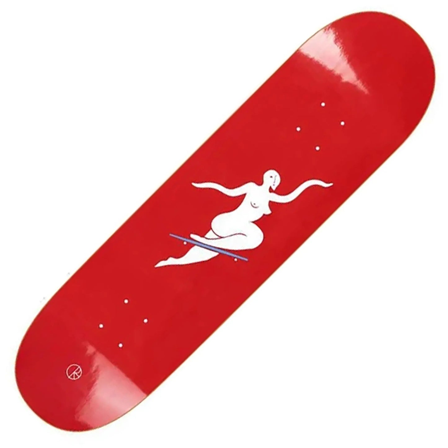 Polar No Complies Deck (8.25"), red - Tiki Room Skateboards - 1