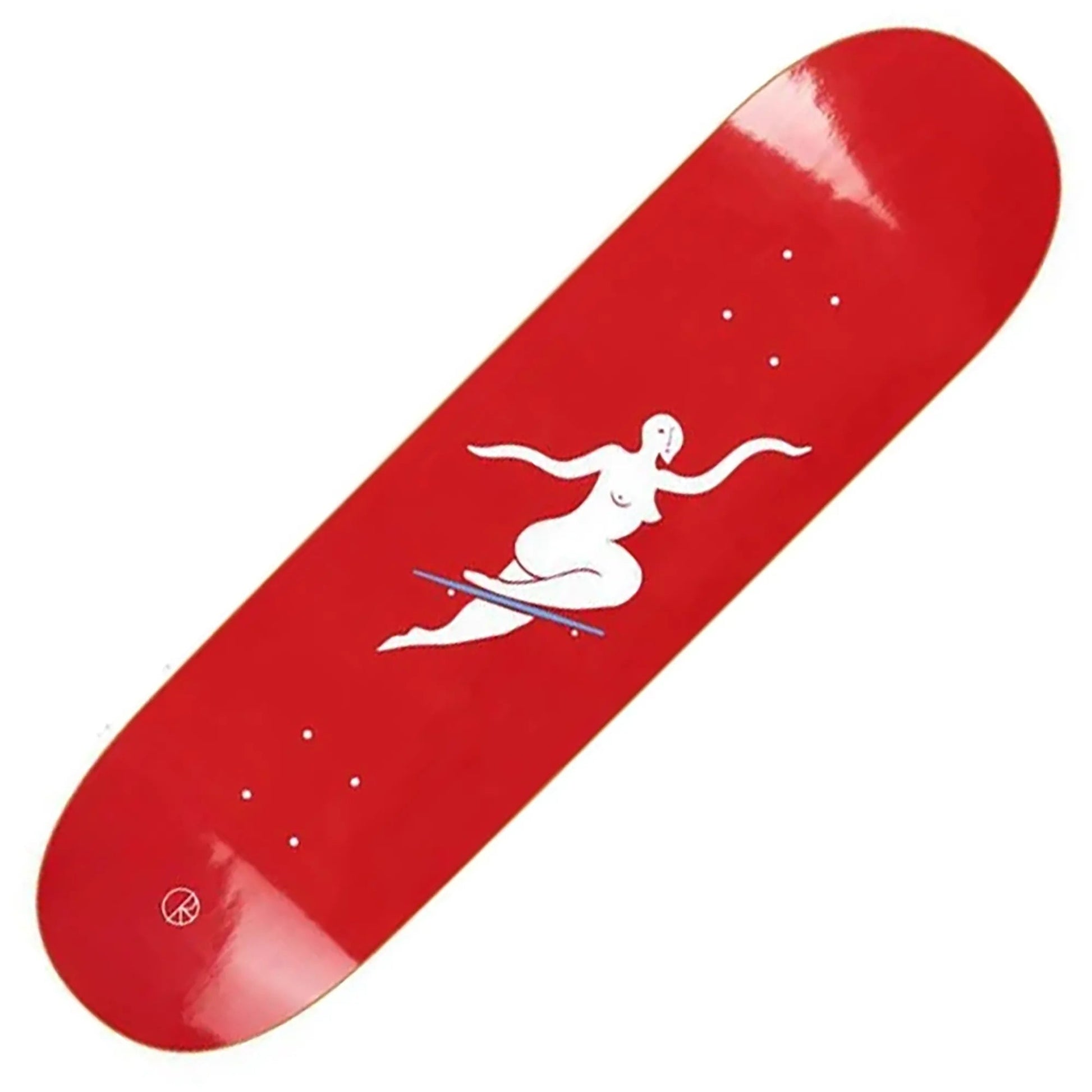 Polar No Complies Deck (8.25"), red - Tiki Room Skateboards - 1