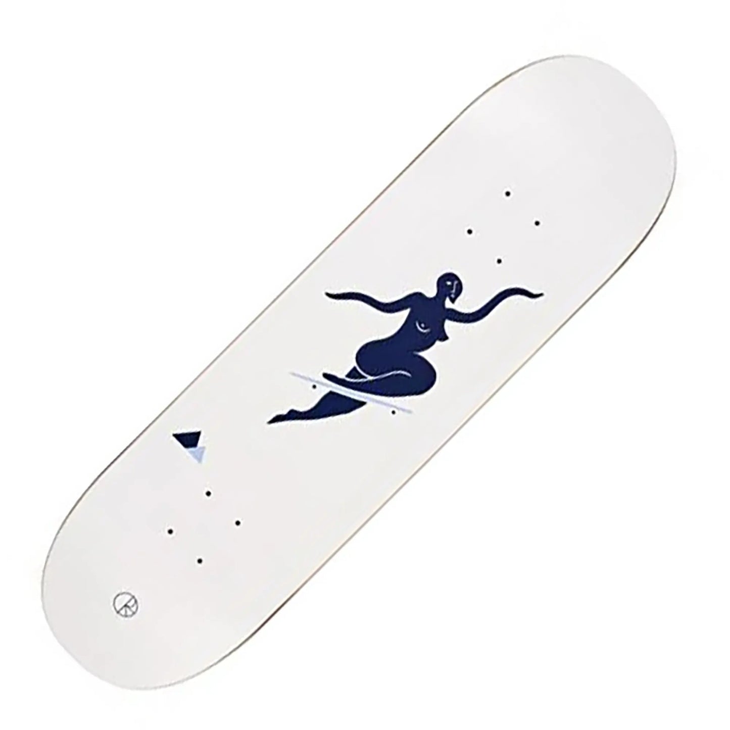 Polar No Complies Deck (8.5"), white - Tiki Room Skateboards - 1