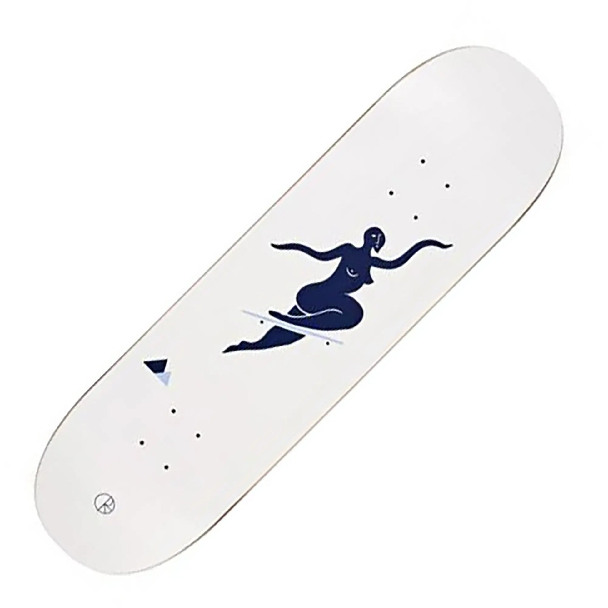 Polar No Complies Deck (8.5"), white - Tiki Room Skateboards - 1