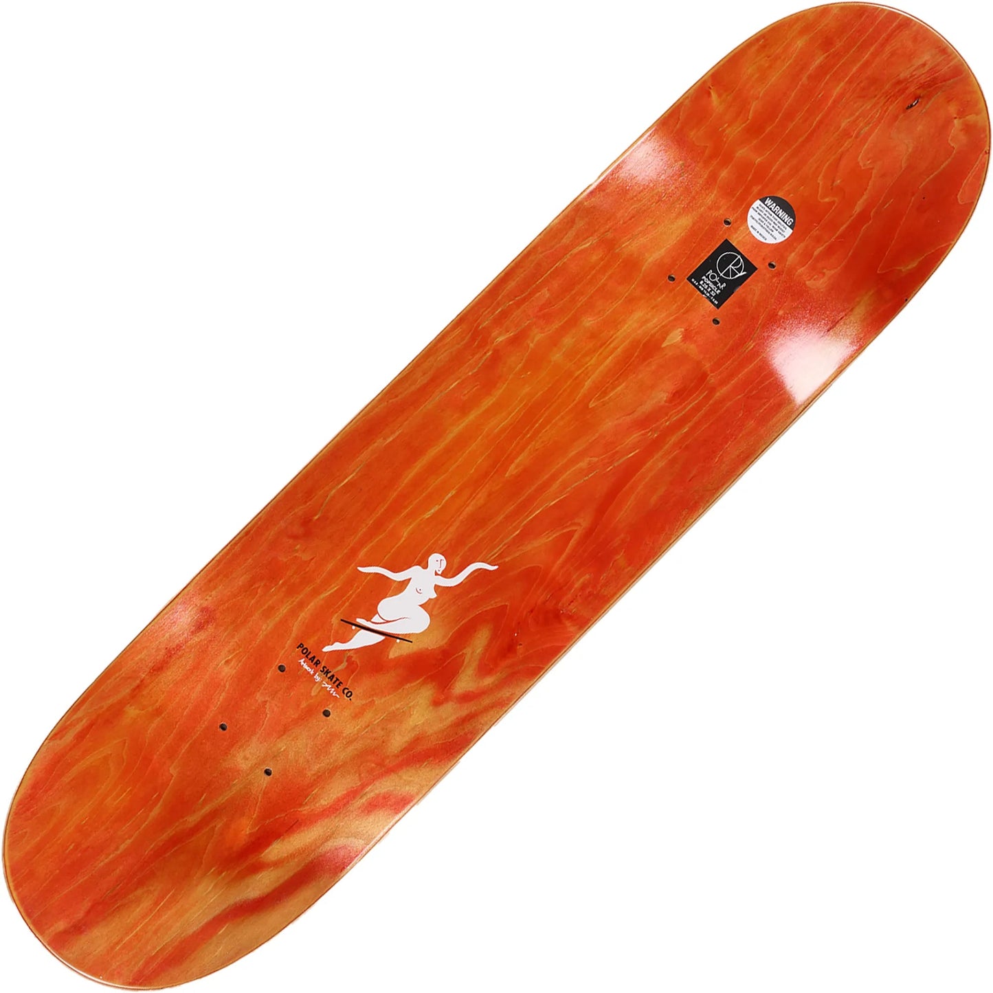 Polar No Comply Deck (8.25"), charcoal - Tiki Room Skateboards - 2