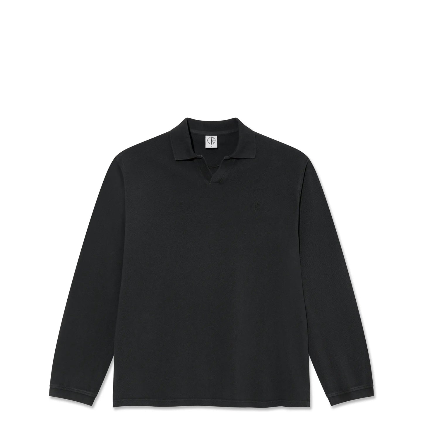 Polar Serge Polo Shirt, black - Tiki Room Skateboards - 1