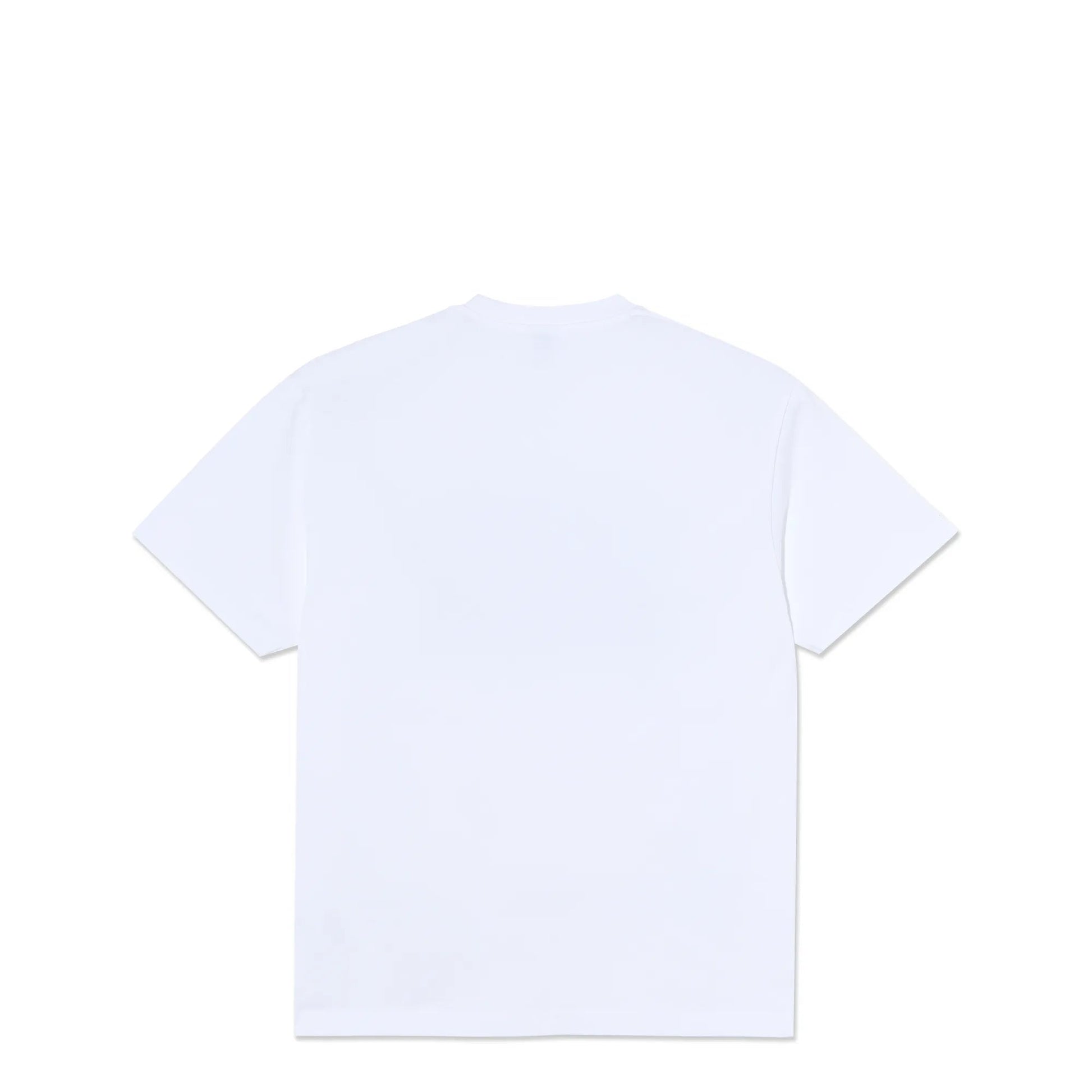 Polar Street Corner Tee, white - Tiki Room Skateboards - 3