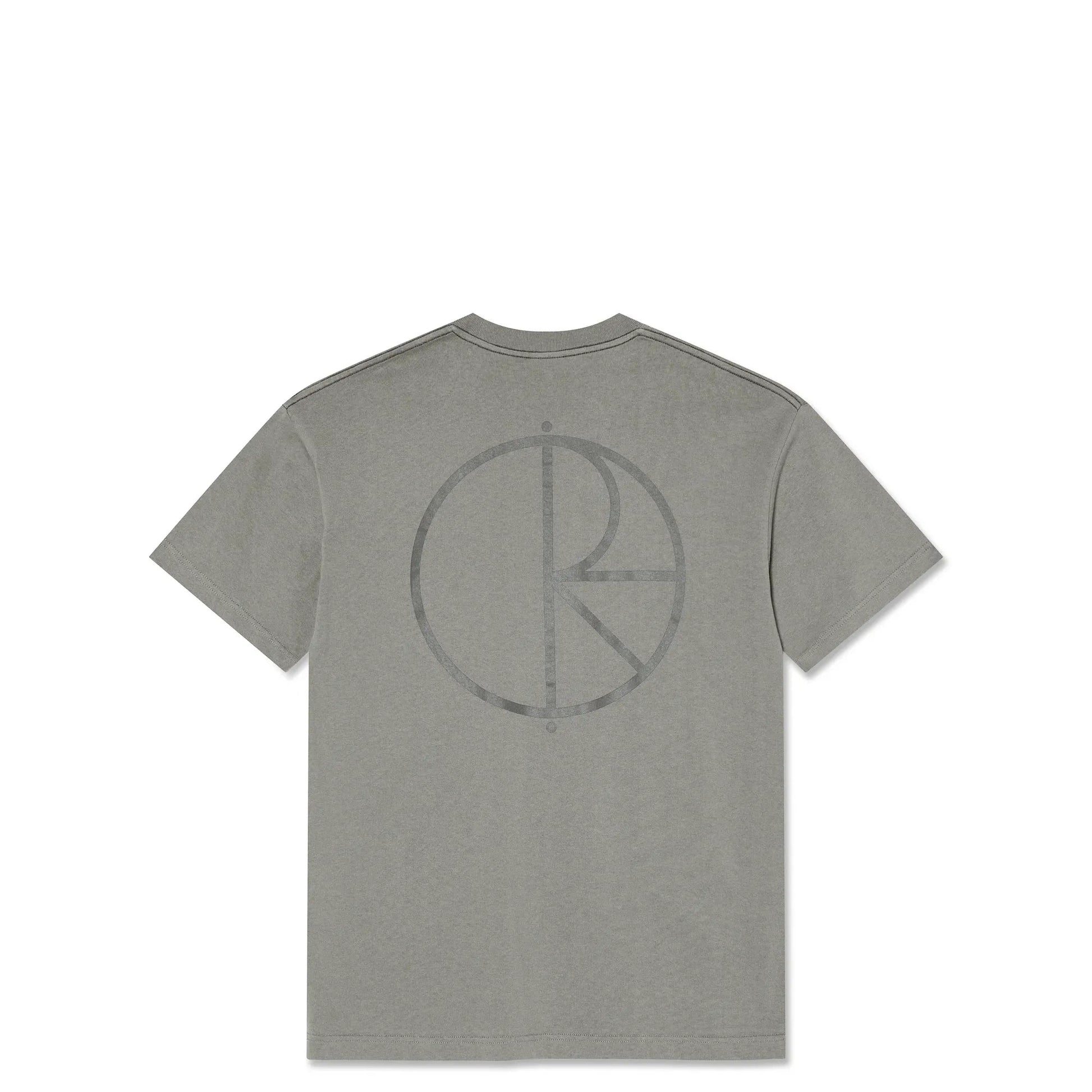 Polar Stroke Logo Contrast Tee, grey - Tiki Room Skateboards - 1