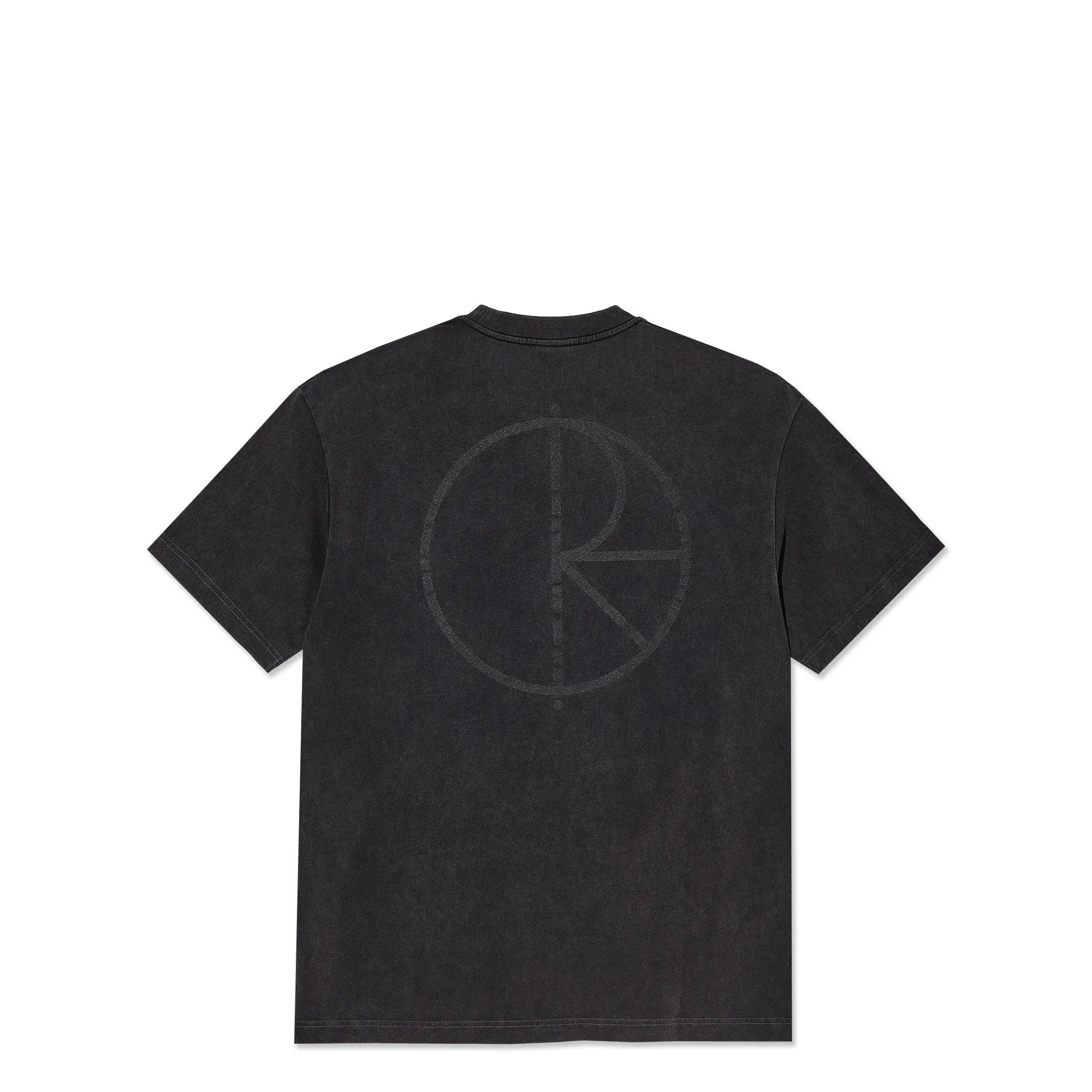 Polar Stroke Logo Contrast Tee, silver black/black - Tiki Room Skateboards - 2