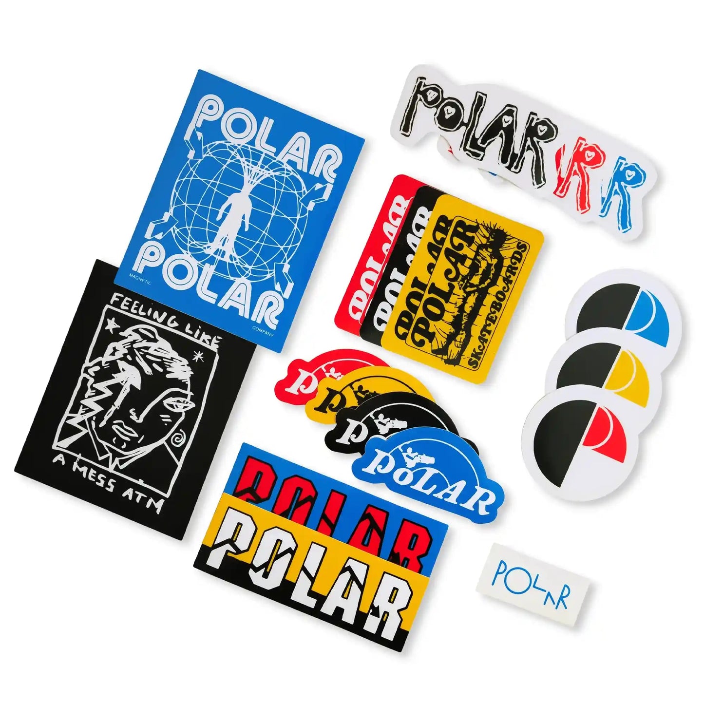 Polar Summer 24 Sticker Pack - Tiki Room Skateboards - 2