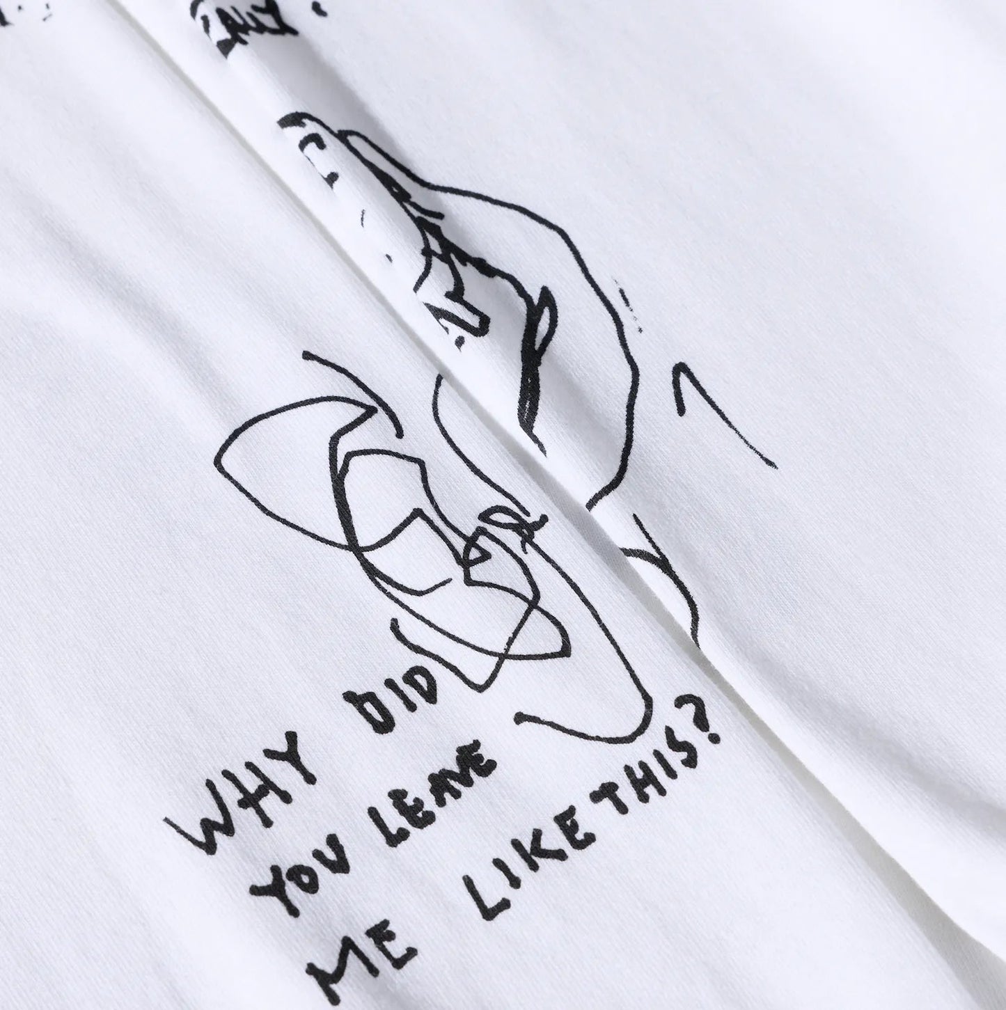 Polar The End Long Sleeve Tee, white - Tiki Room Skateboards - 4