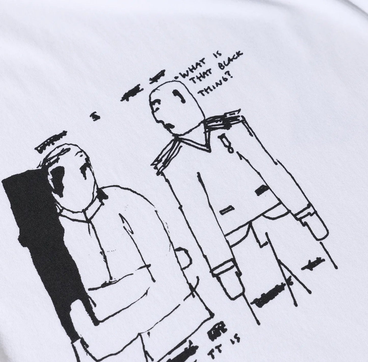 Polar The End Long Sleeve Tee, white - Tiki Room Skateboards - 6