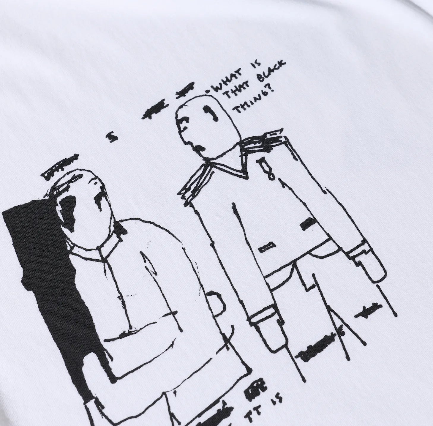 Polar The End Long Sleeve Tee, white - Tiki Room Skateboards - 6