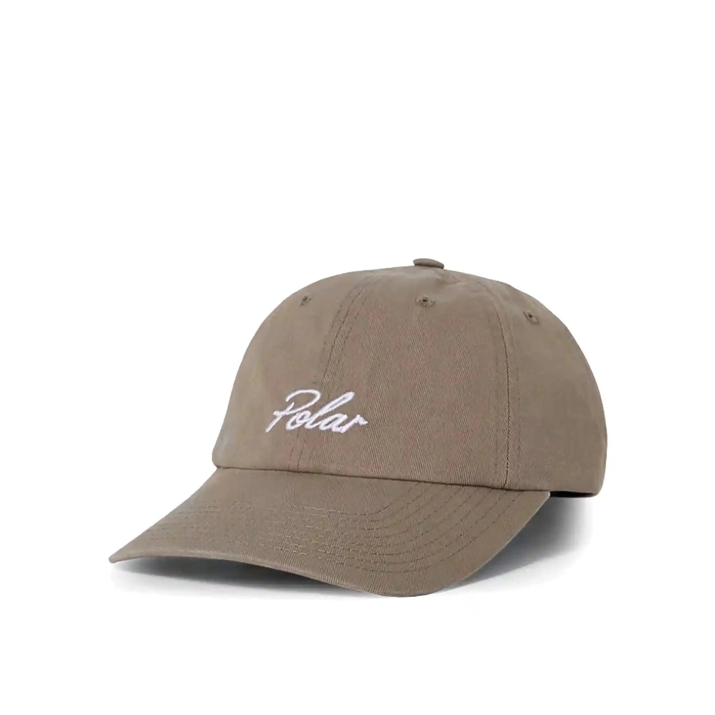 Polar Varsity Logo Sai Cap, khaki - Tiki Room Skateboards - 1