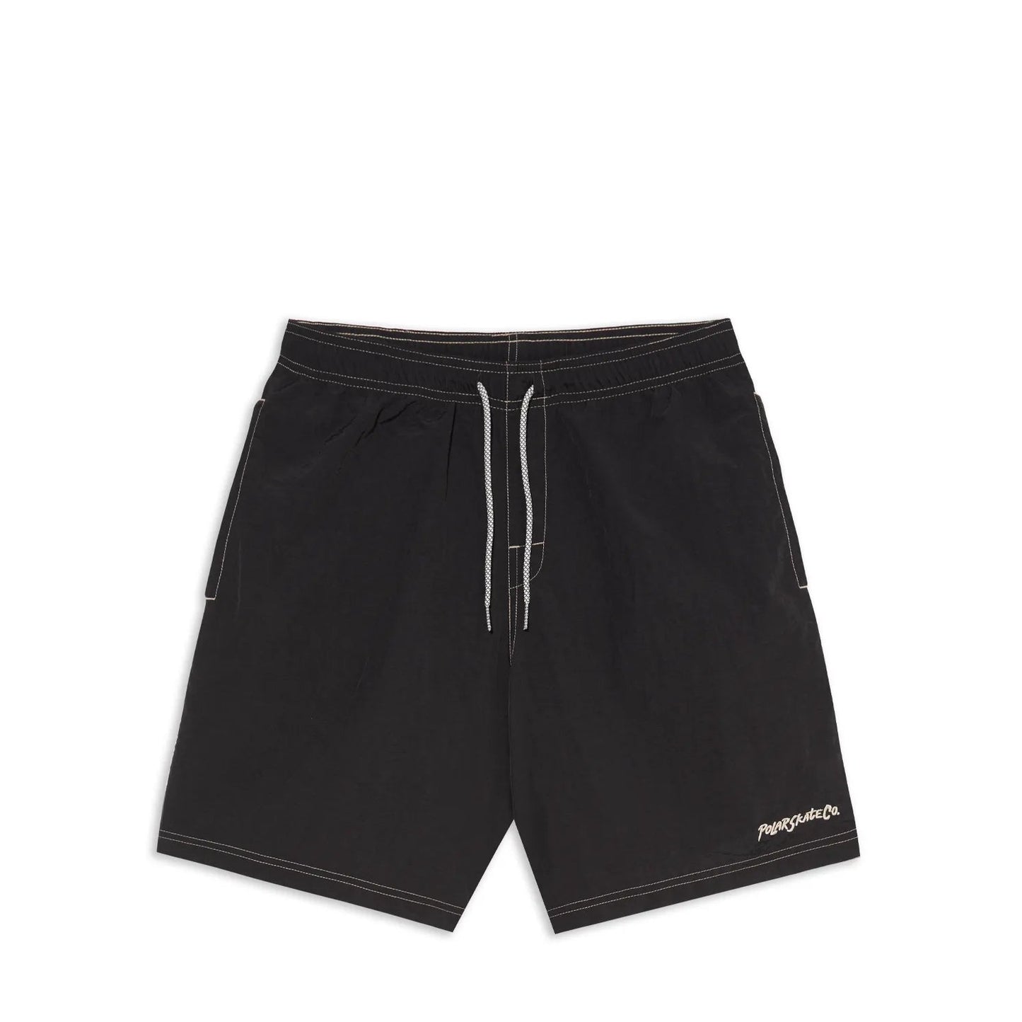 Polar Ziggy Swim Shorts, black - Tiki Room Skateboards - 1