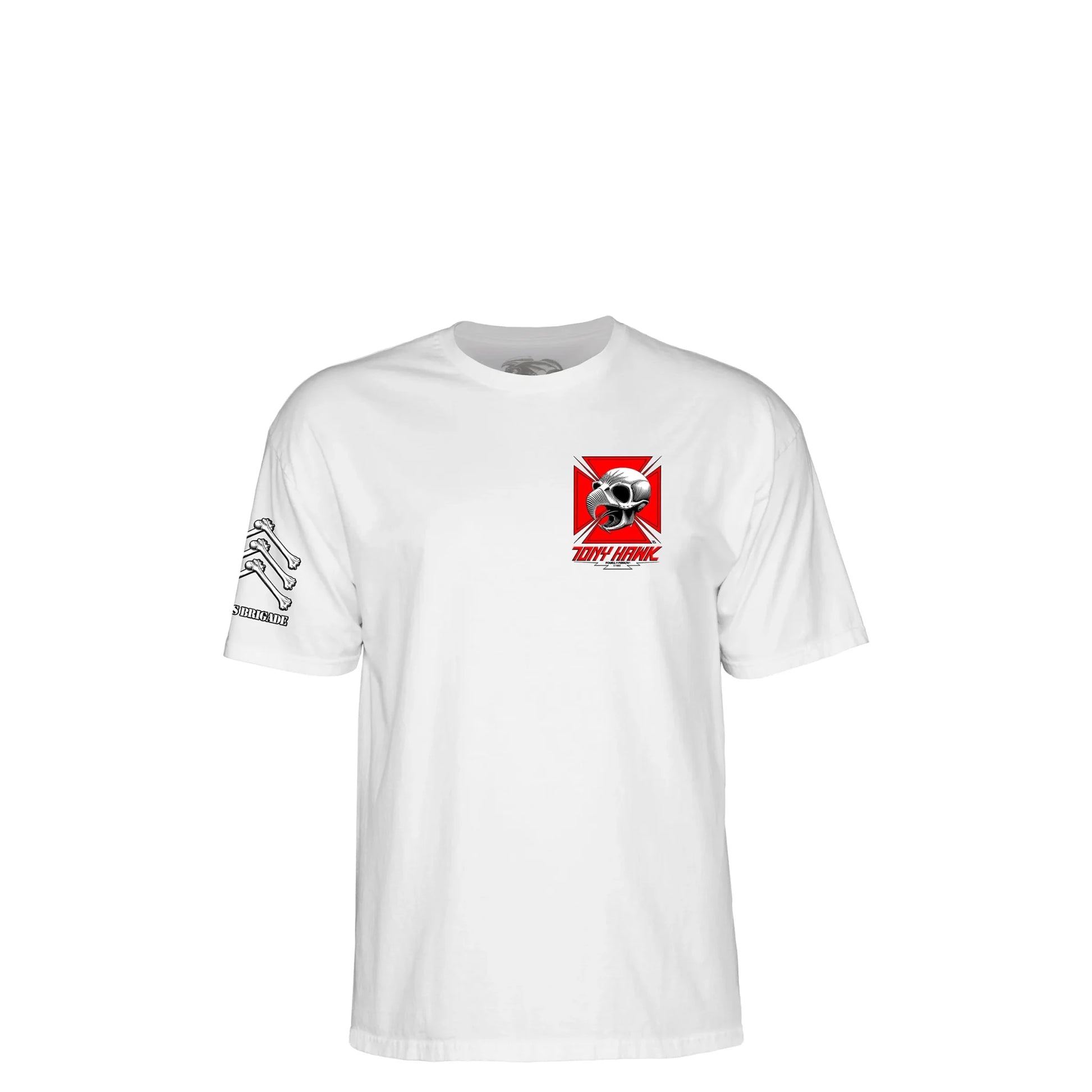 Powell - Peralta BB17 Hawk Tee, white - Tiki Room Skateboards - 2