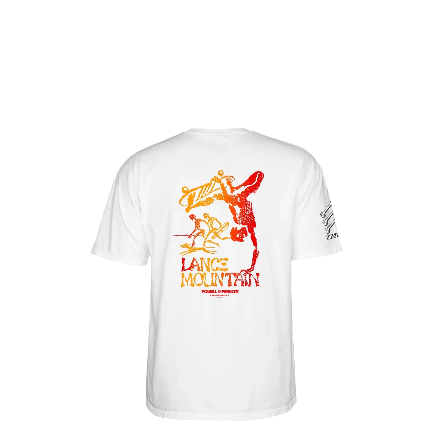 Powell - Peralta BB17 Mountain Tee, white - Tiki Room Skateboards - 1