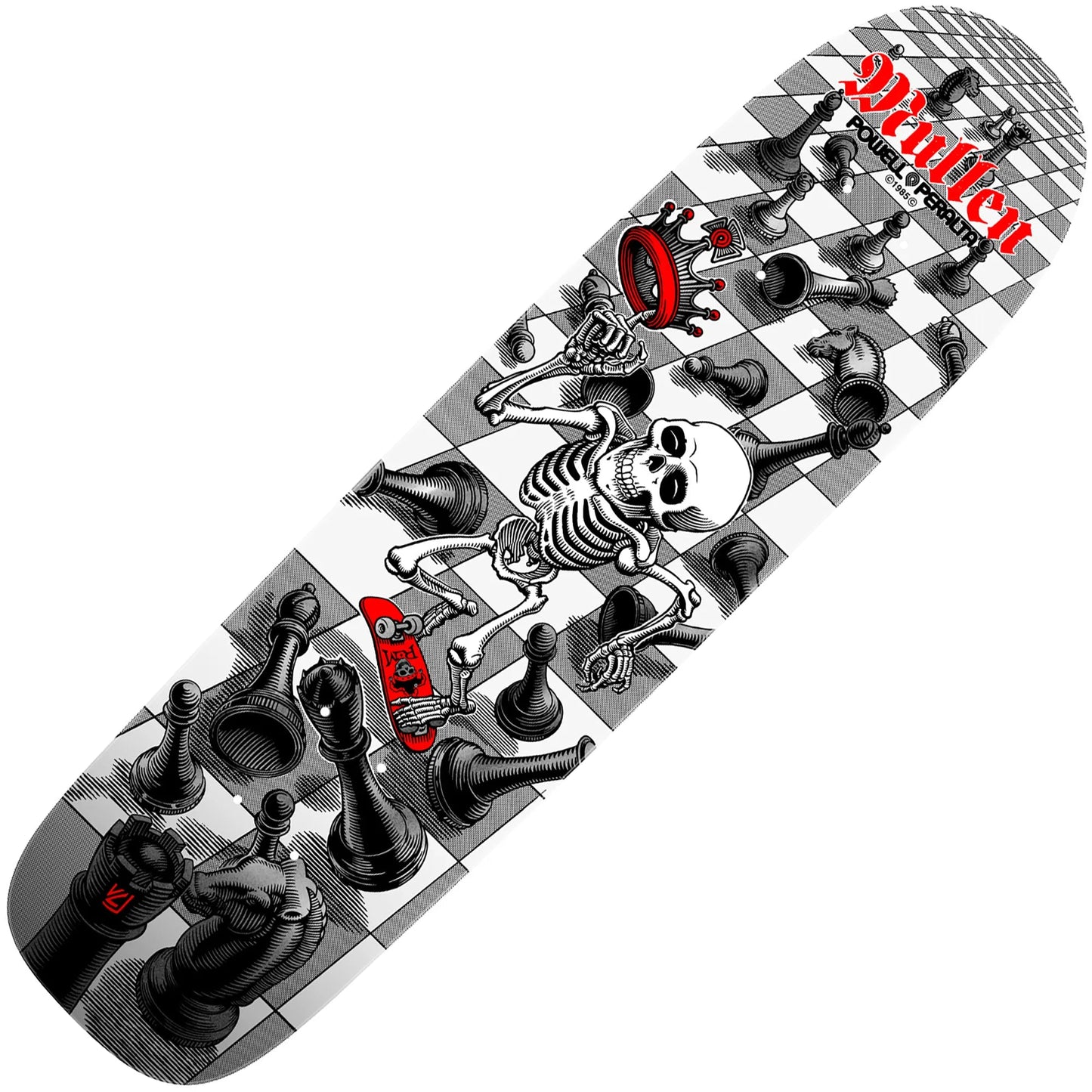 Powell - Peralta Bones Brigade BB17 Rodney Mullen Deck (7.40"), white - Tiki Room Skateboards - 1
