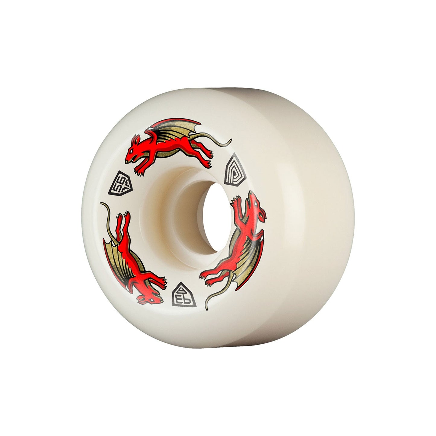Powell-Peralta Dragon Formula Nano Rat Av6 93A Red (56mm X 36mm) Wheels (56mm) - Tiki Room Skateboards - 1