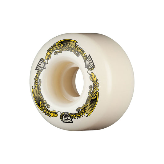 Powell-Peralta Dragon Formula V4 95A (54mm X 34mm) Wheels, yellow (54mm) - Tiki Room Skateboards - 1