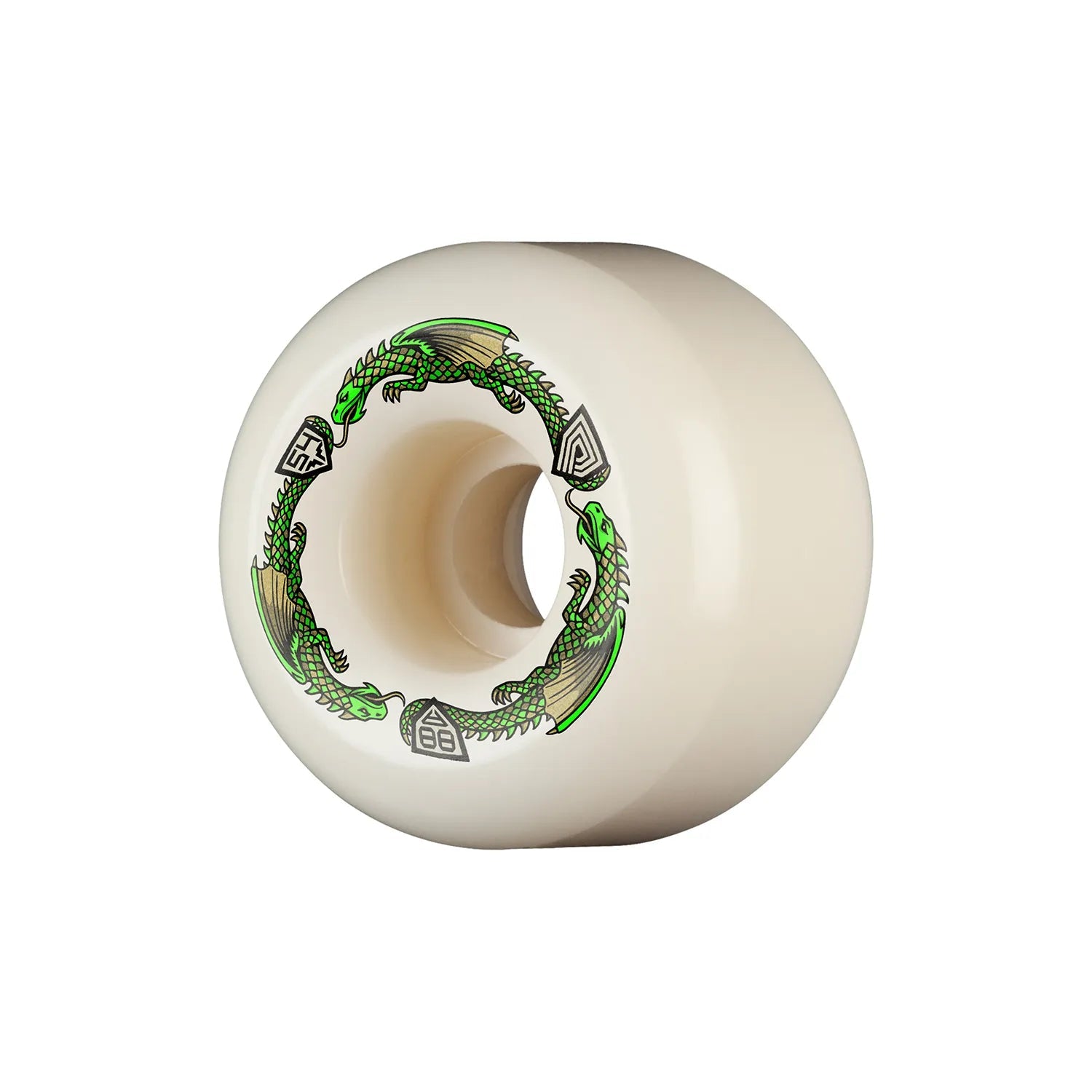 Powell - Peralta Dragon Formula Wheels A2 88A, green (54mm X 39mm) - Tiki Room Skateboards - 1