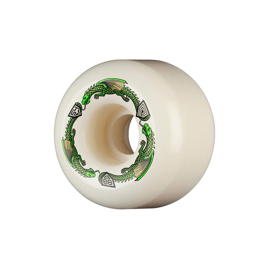 Powell - Peralta Dragon Formula Wheels A2 88A, green (54mm X 39mm) - Tiki Room Skateboards - 1