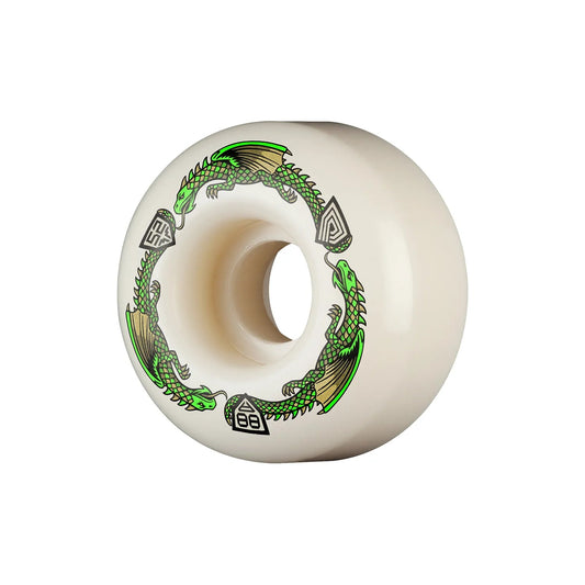 Powell - Peralta Dragon Formula Wheels V1 88A, green (52mm X 31mm) - Tiki Room Skateboards - 1
